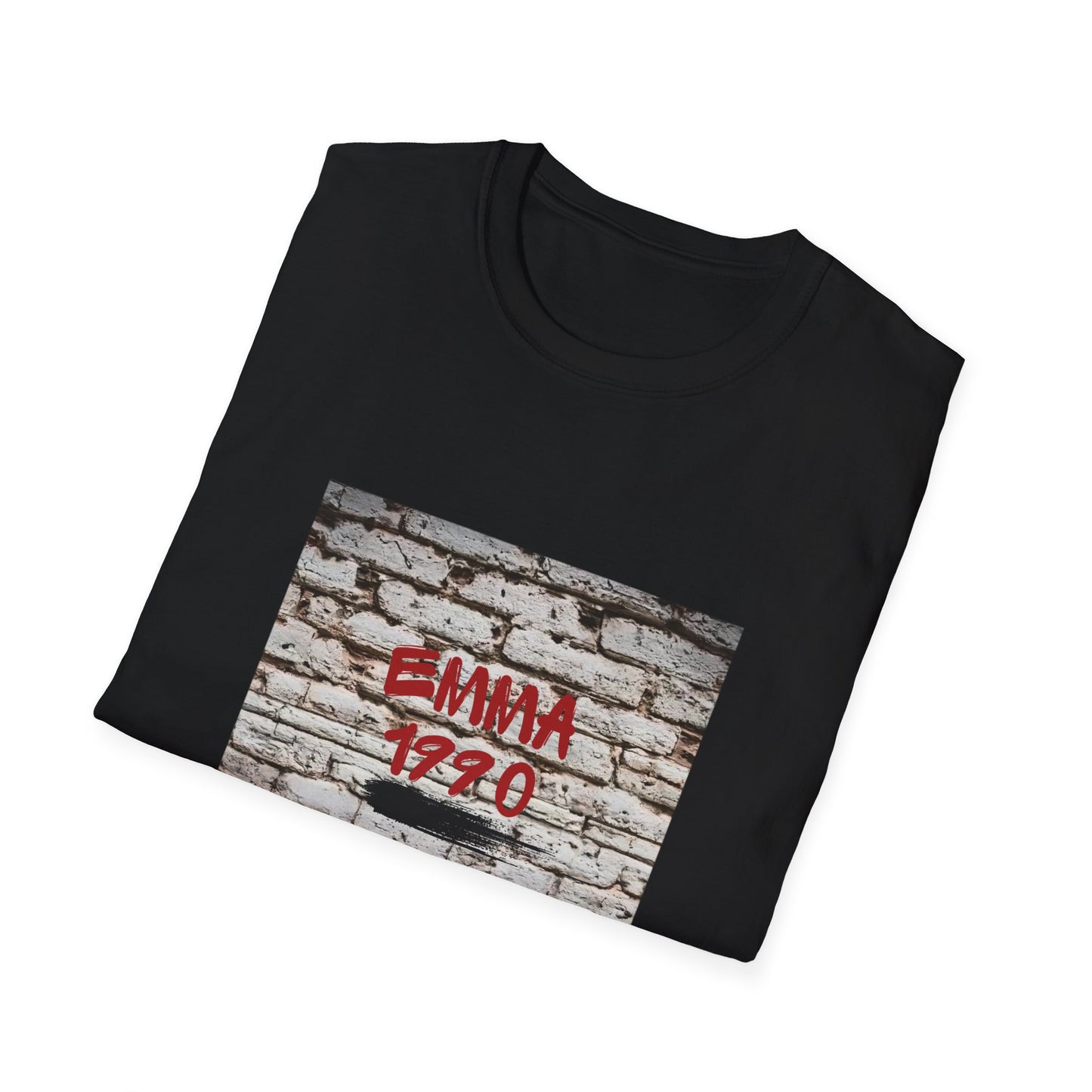 Unisex Softstyle T-Shirt Custom with Year Urban Wear, Personalized Tee, Vintage Graphic Shirt, Trendy Street Style Top, Retro Apparel