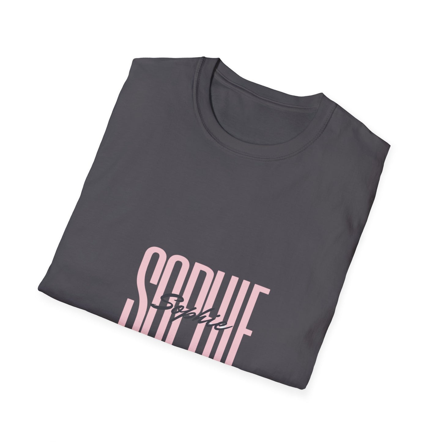 Personalised Name T-Shirt - Custom Colour & Elegant Text Design | Alley Crafters