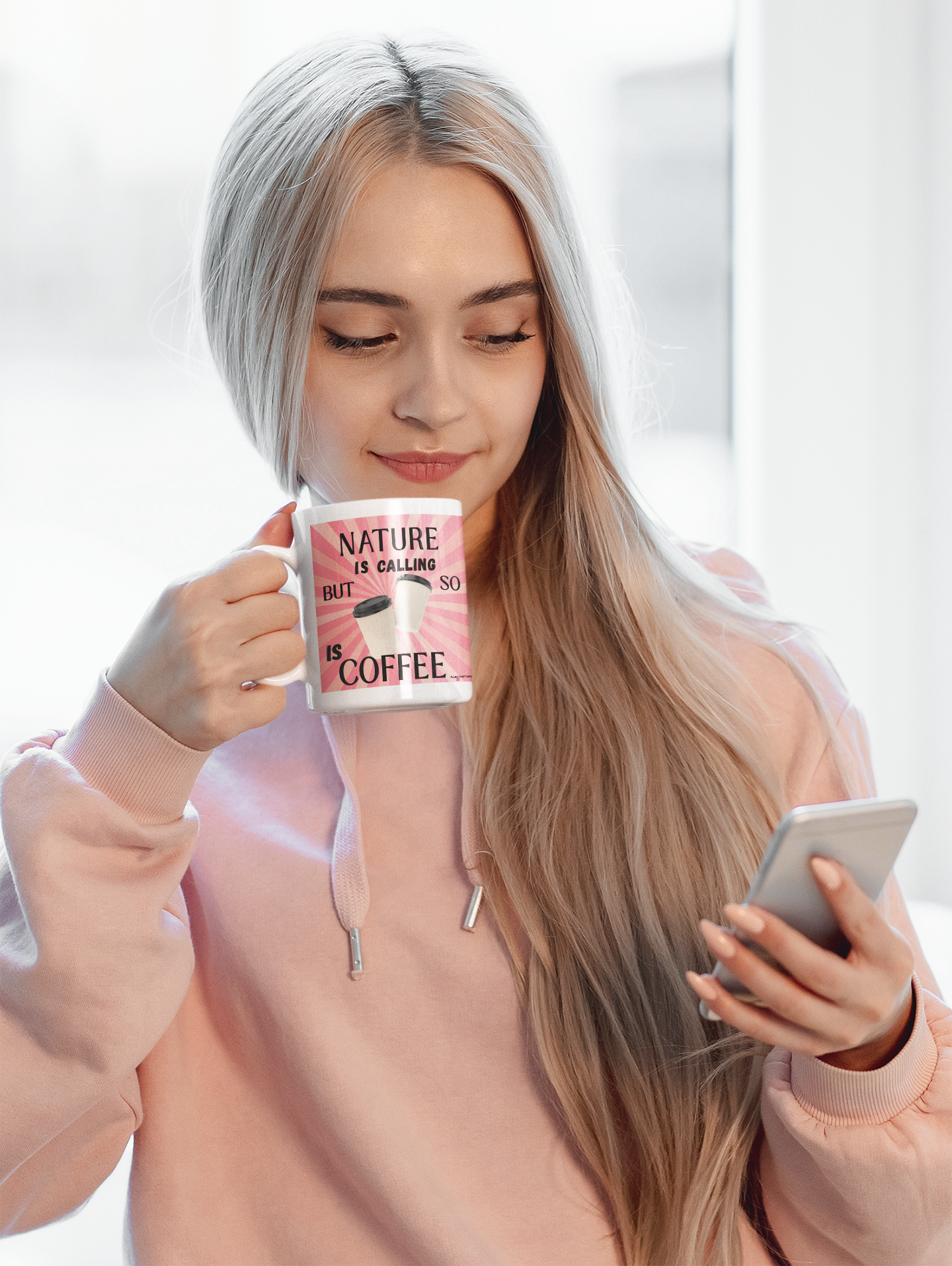 Nature Is Calling, But So Is Coffee Mug