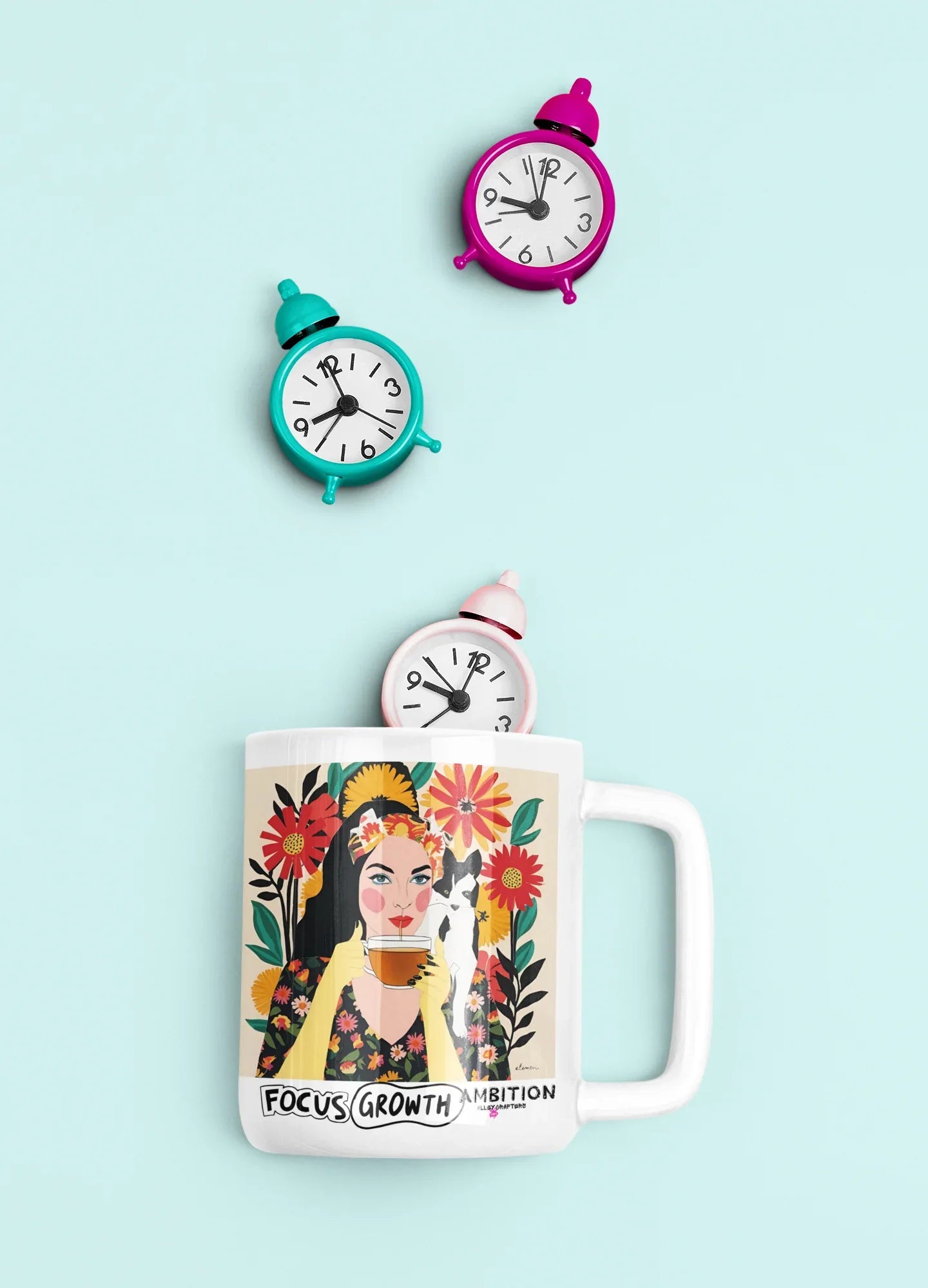 Focus Growth Ambition Mug - Alley Crafters