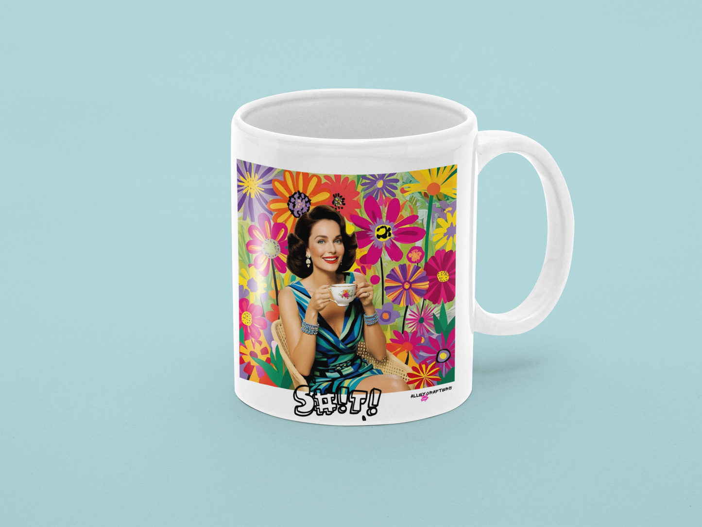 Vintage Floral Coffee Mug