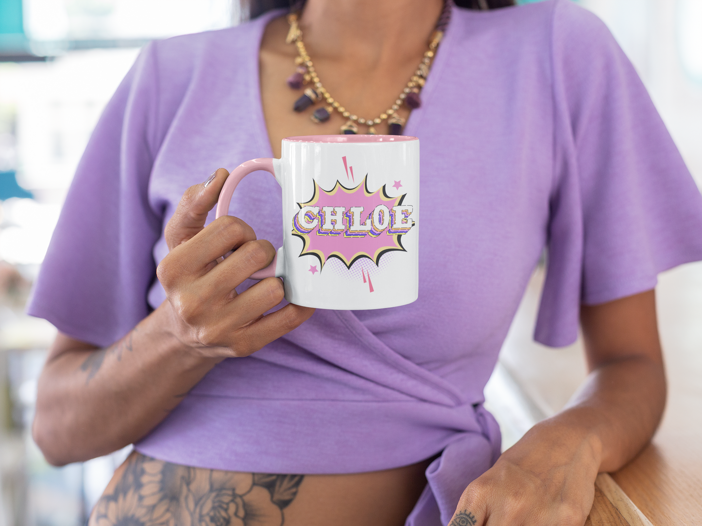 Personalised Pop Art Coffee Mug