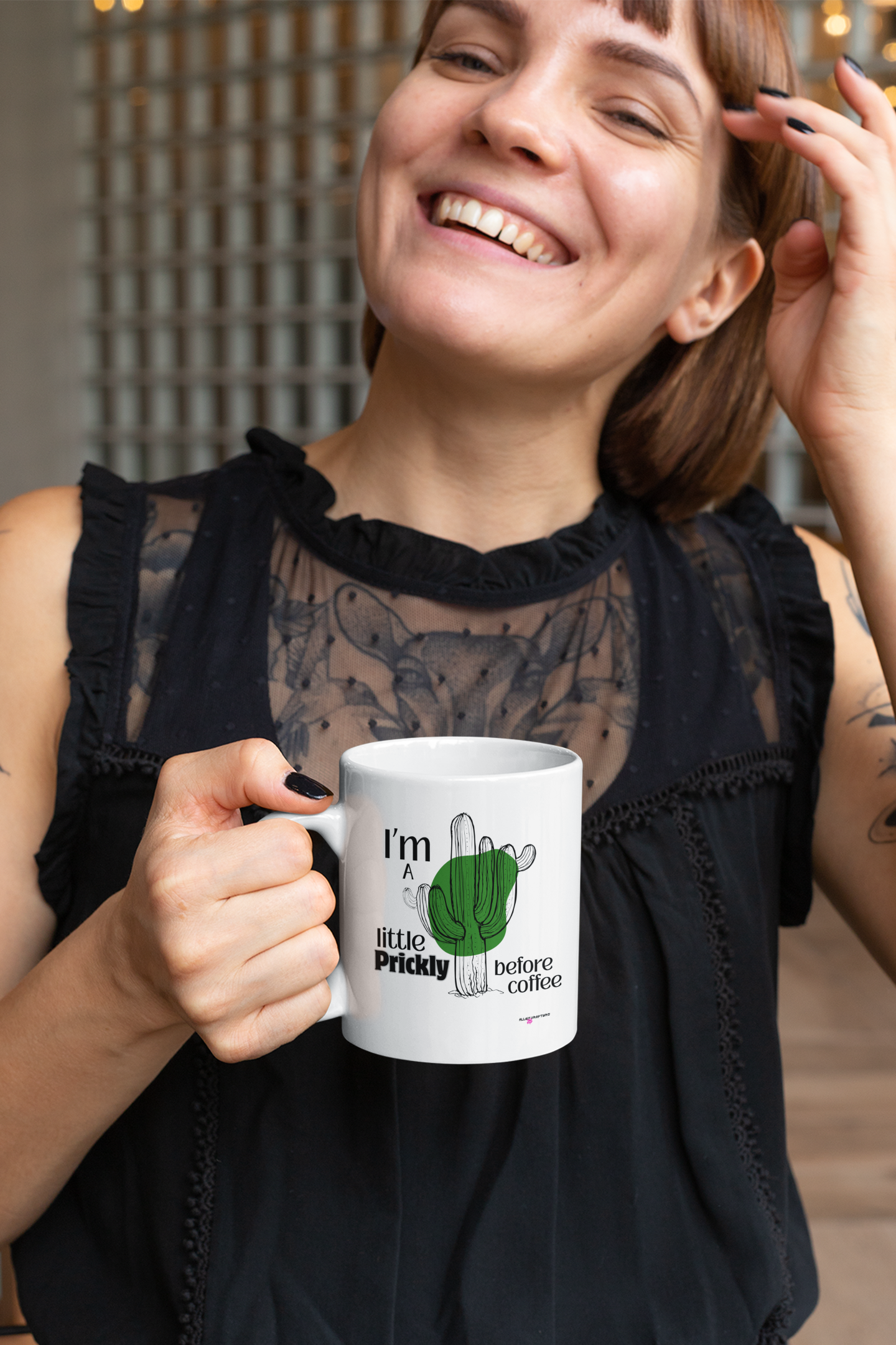 Prickly Cactus Coffee Mug