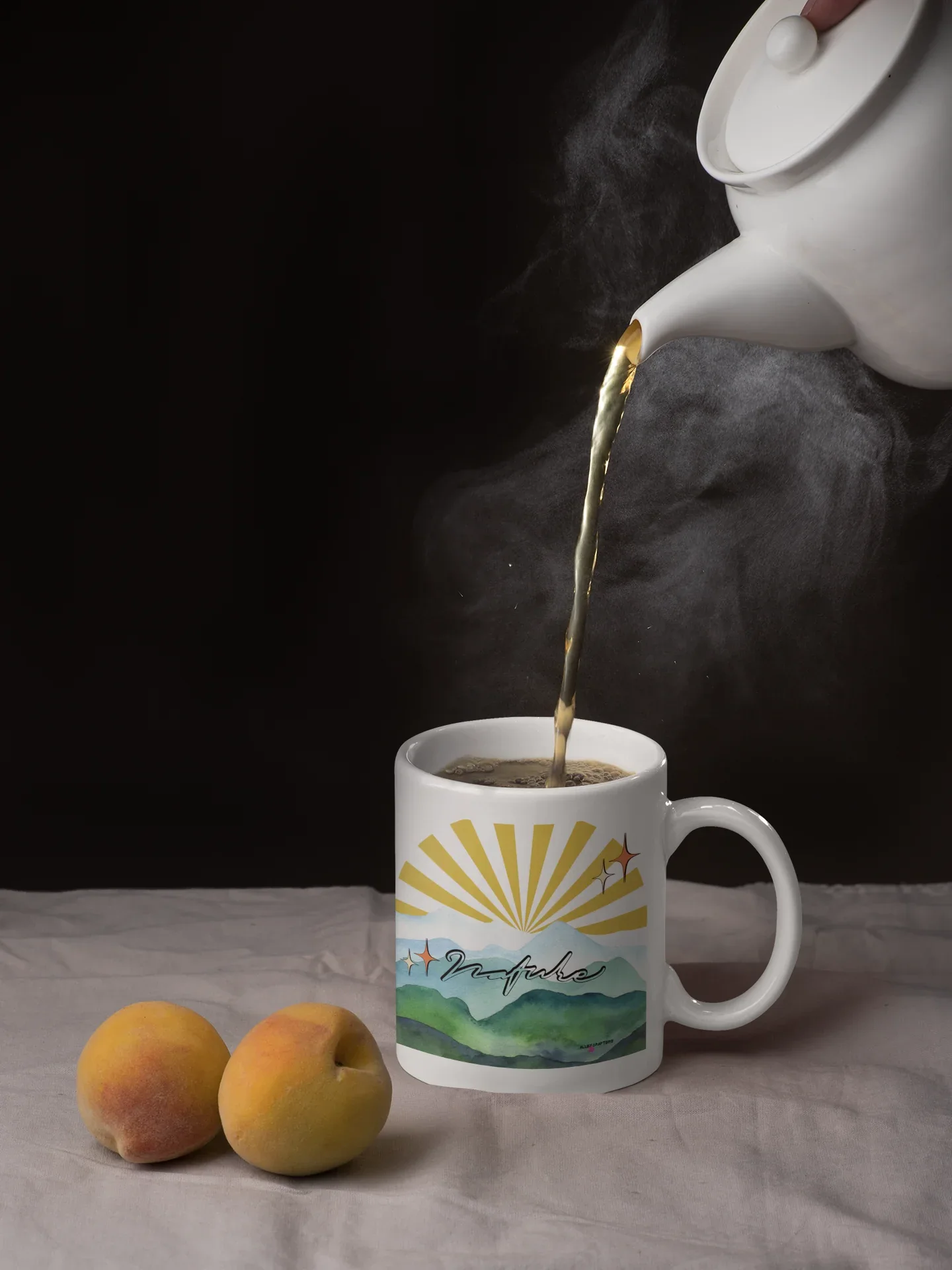 Mountain Sunrise Coffee Mug - Alley Crafters