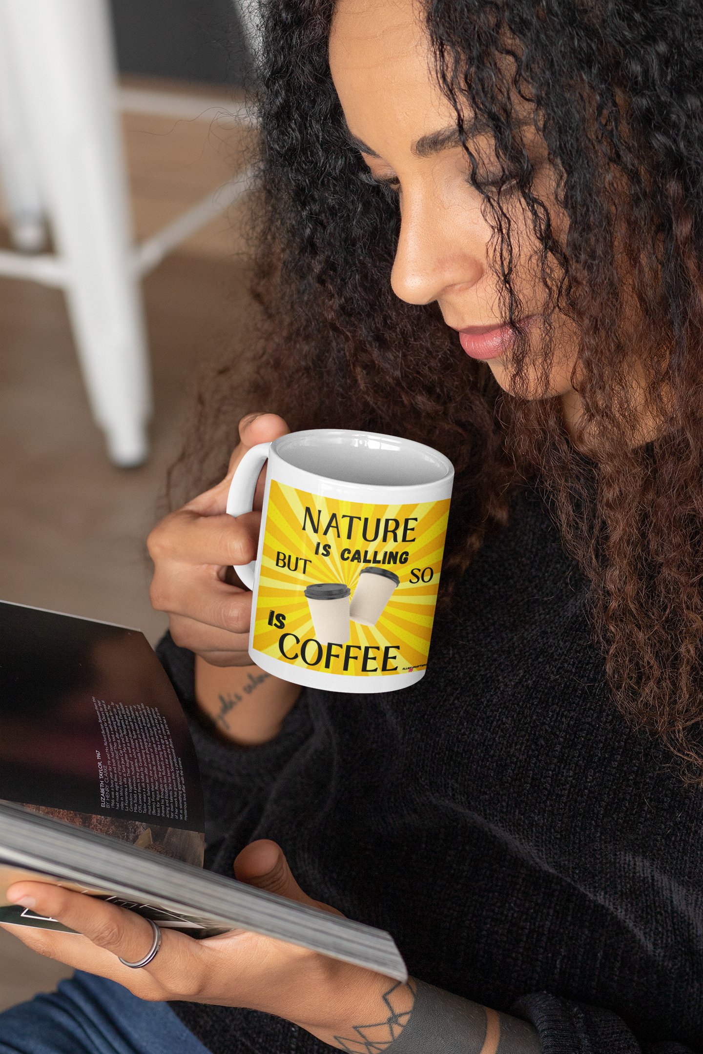 Nature Is Calling, But So Is Coffee Mug