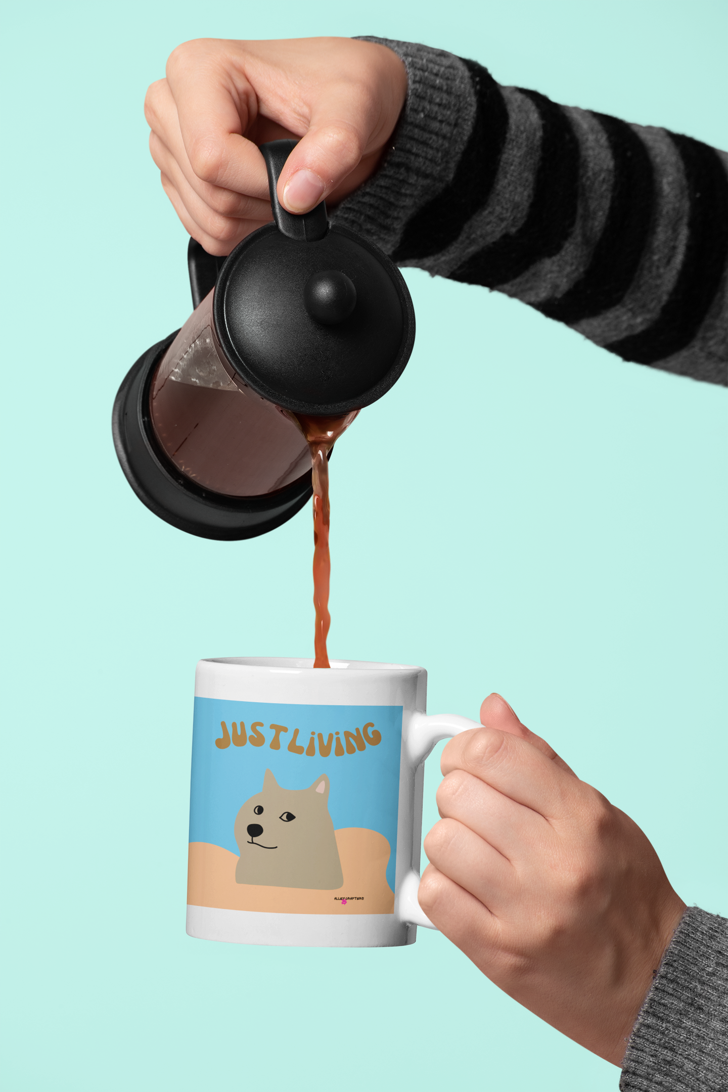Just Living Dog Mug