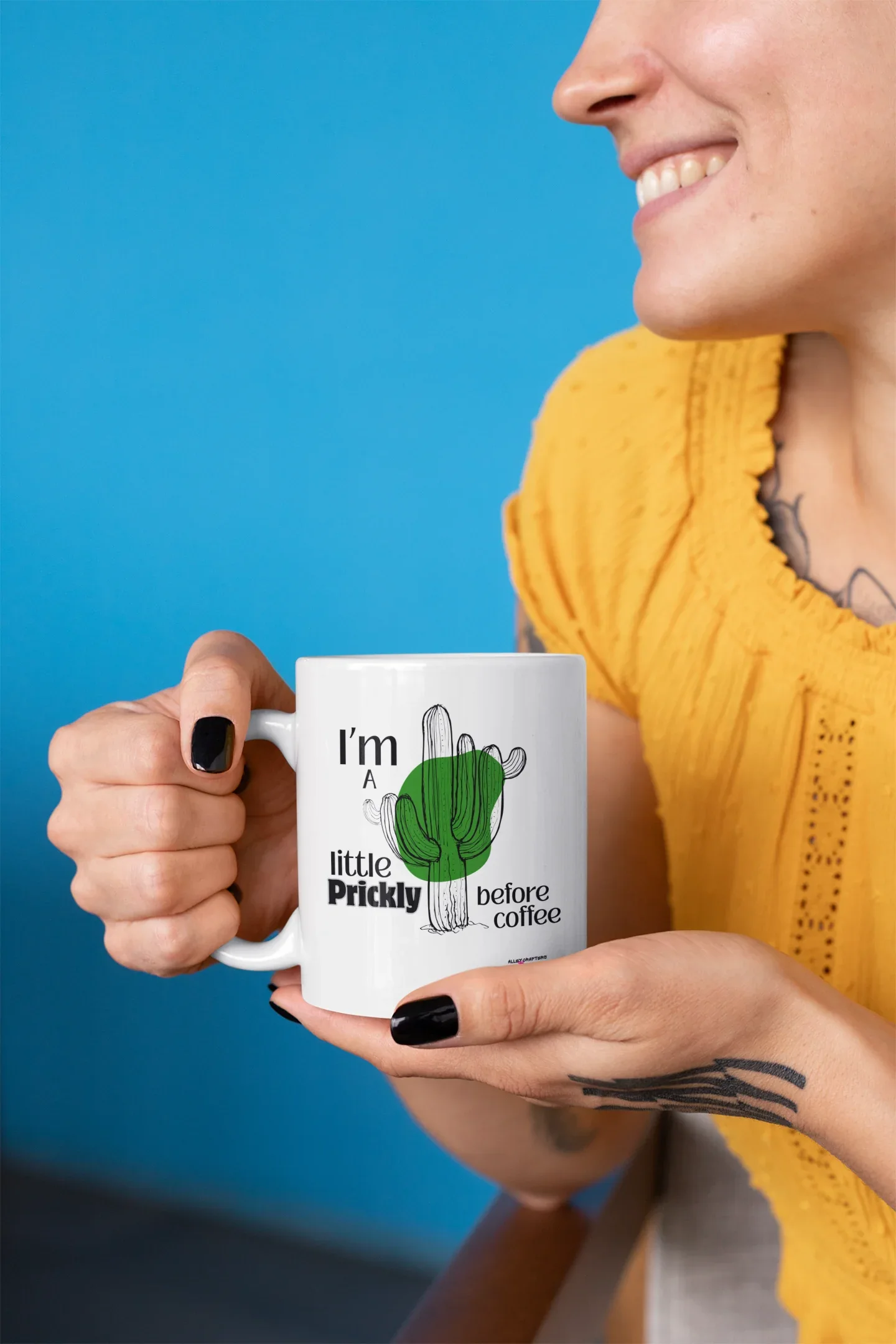 Prickly Cactus Coffee Mug - Alley Crafters