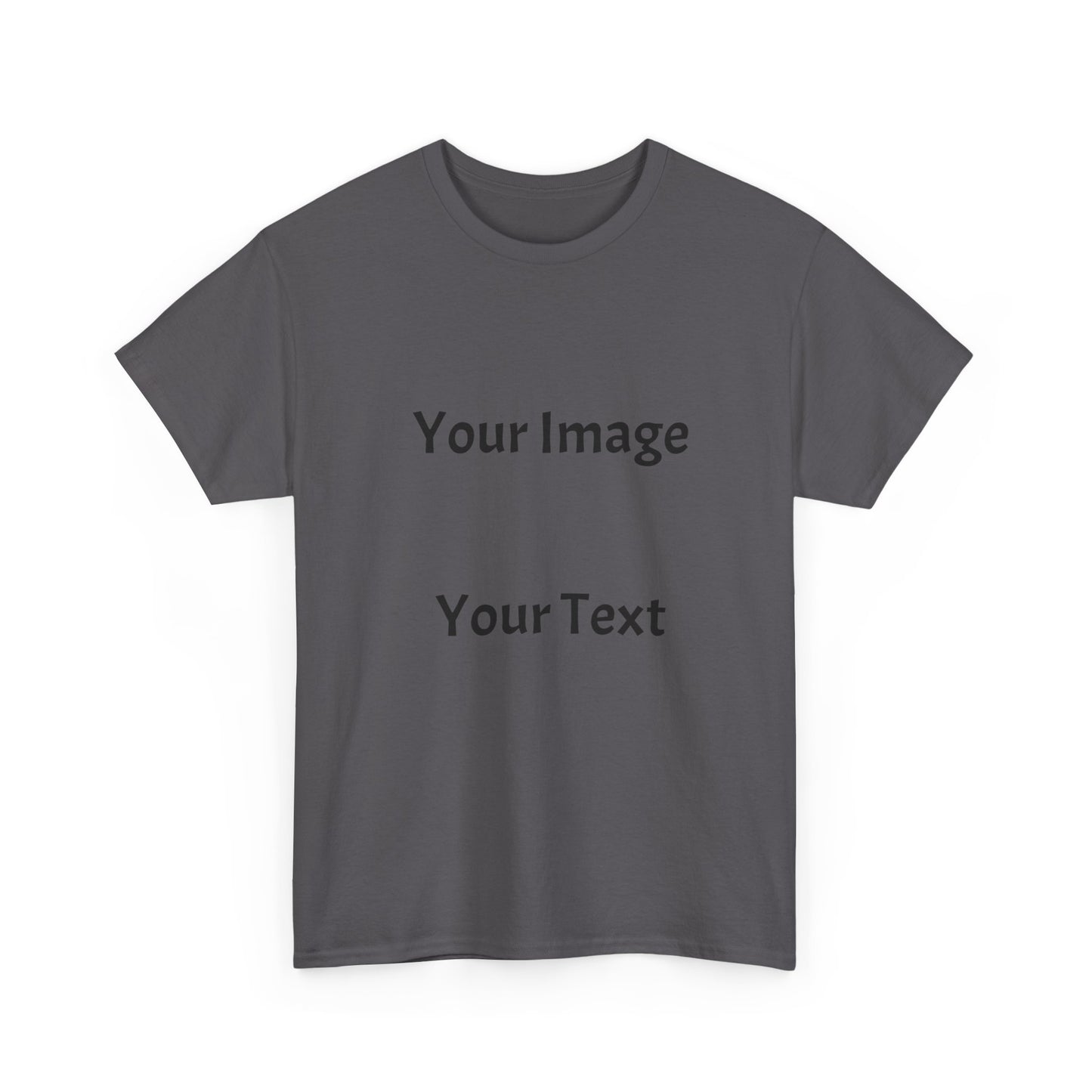 Custom Image and Text Unisex T-Shirt