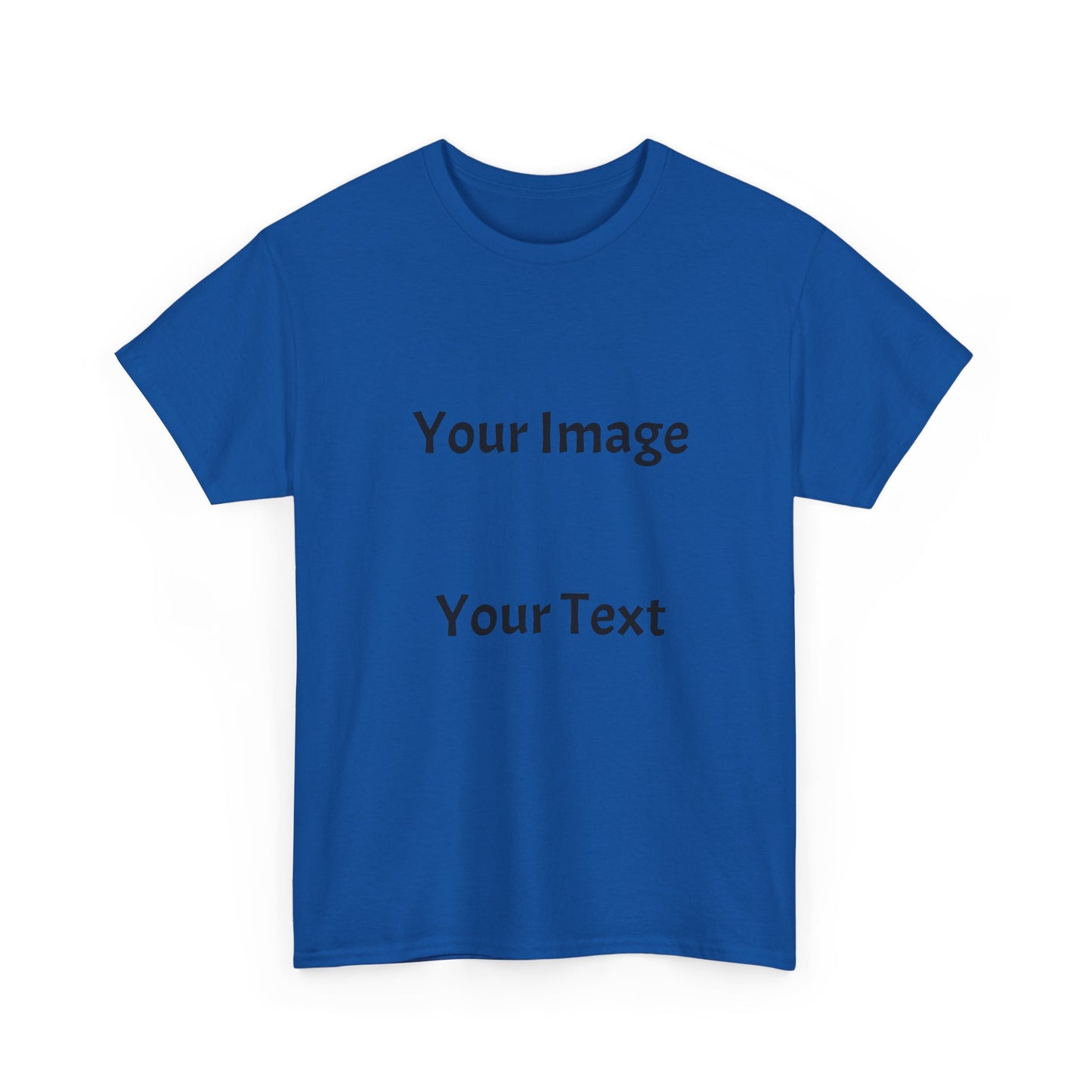 Custom Image and Text Unisex T-Shirt