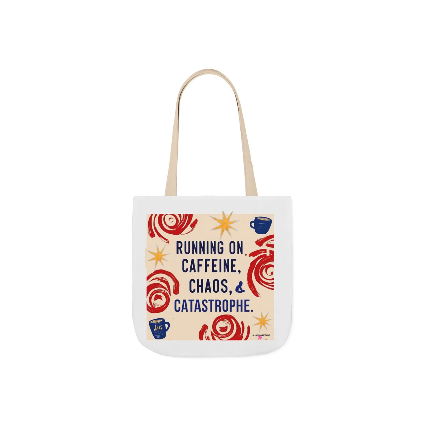 Caffeine Chaos Tote Bag