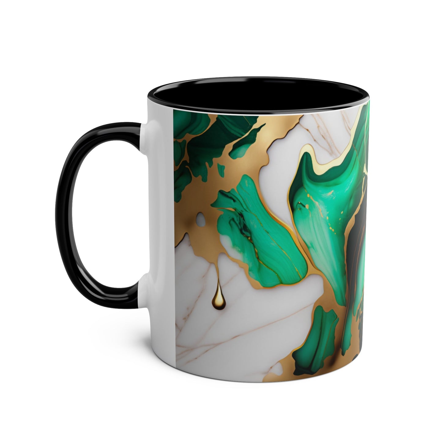 Marble Ink Green & Gold