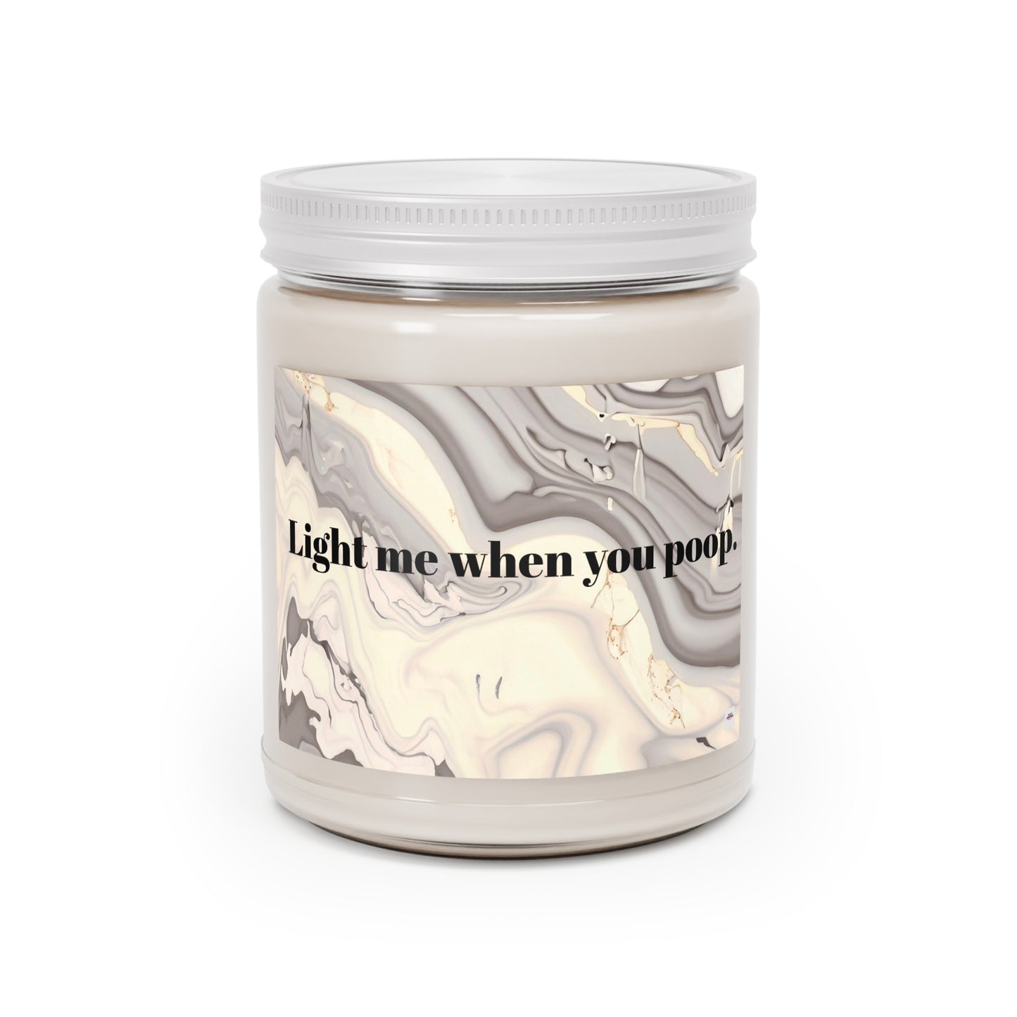 Light me when you poop candle. Scented, 9oz