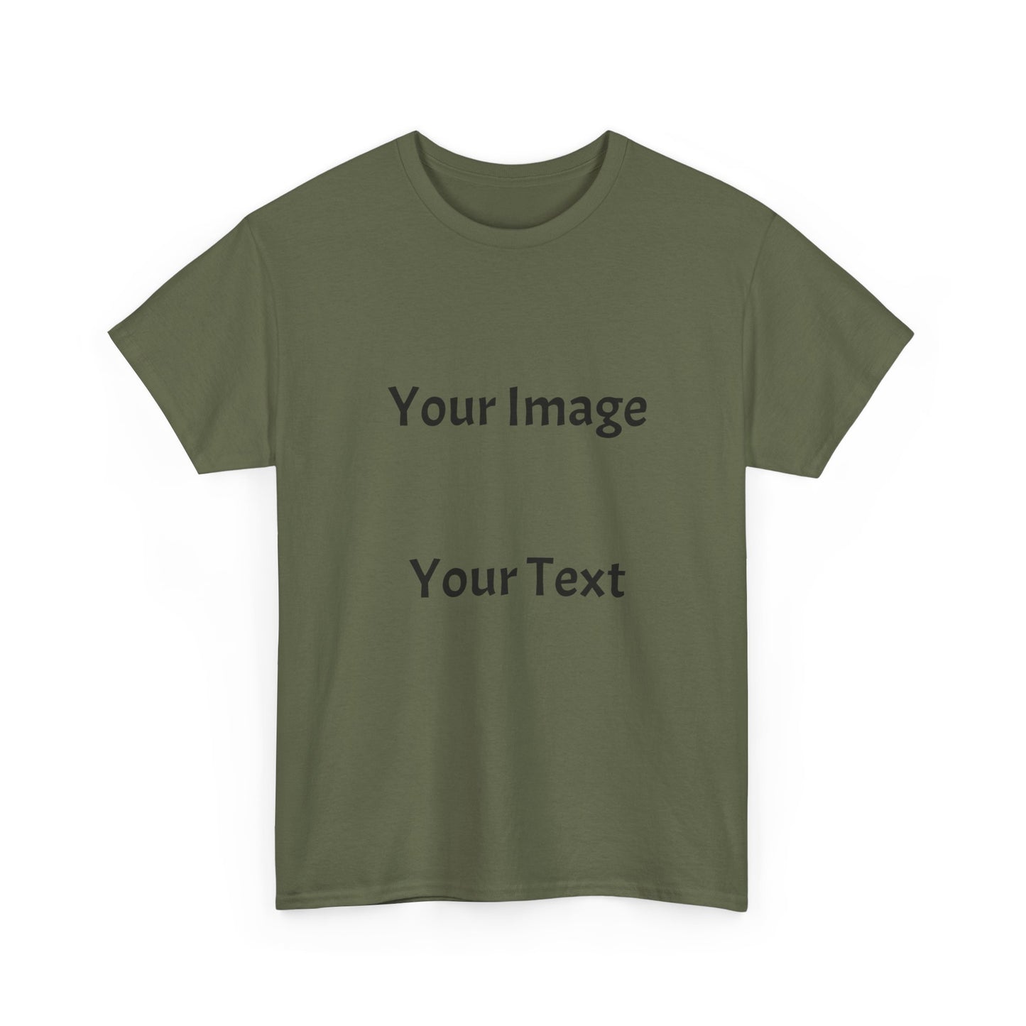 Custom Image and Text Unisex T-Shirt