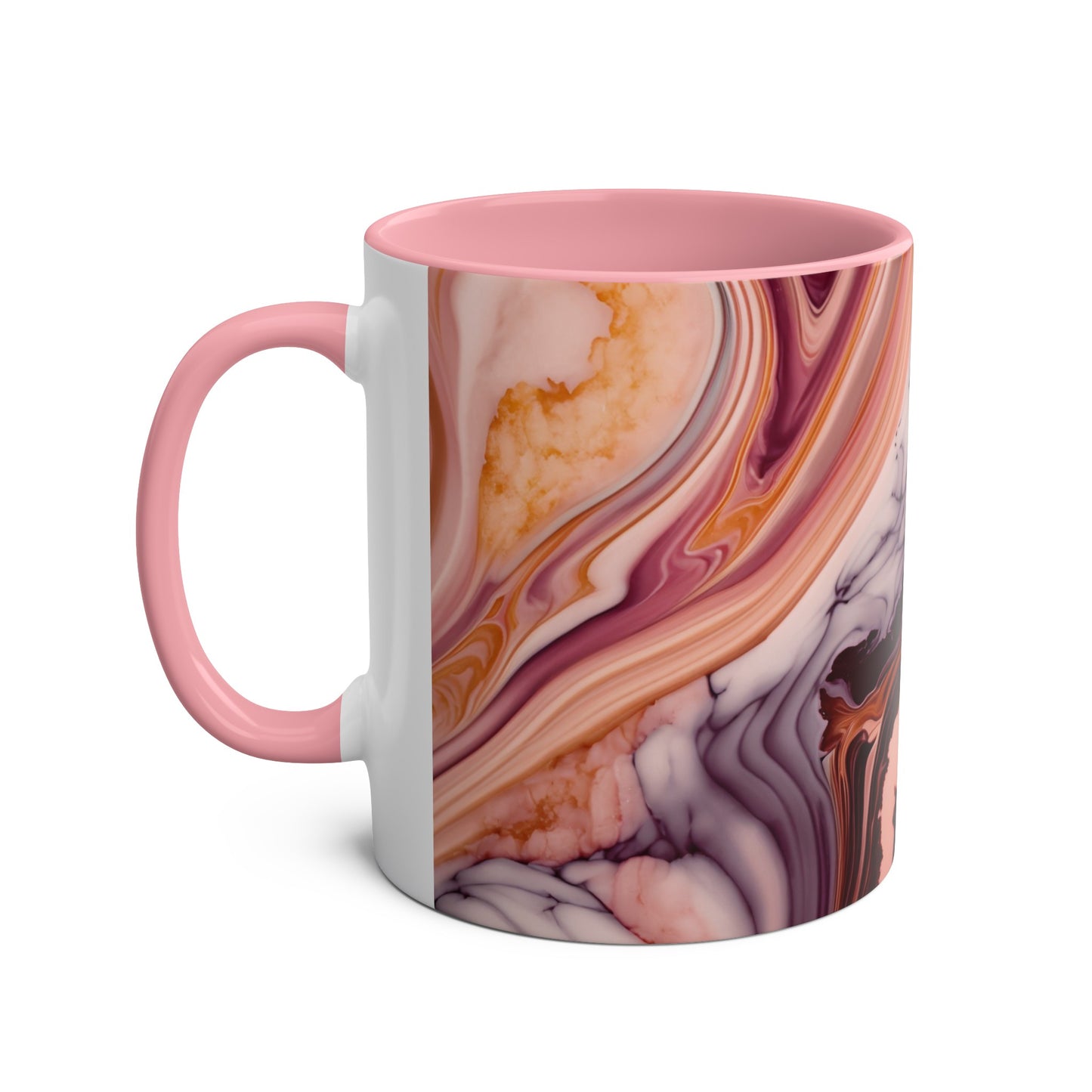 Personalised Marble ink Mugs, 11oz