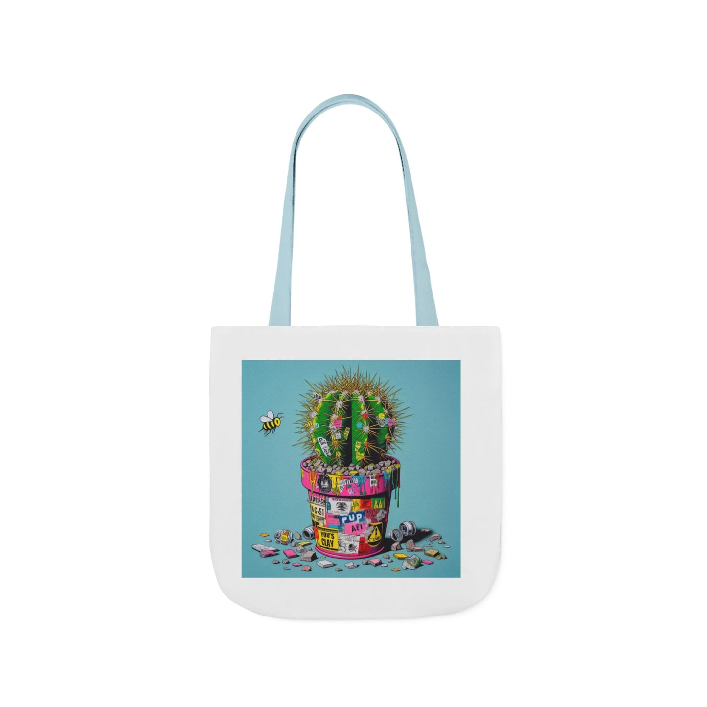 "Cactus in Crisis" – Eco-Art Tote Bag