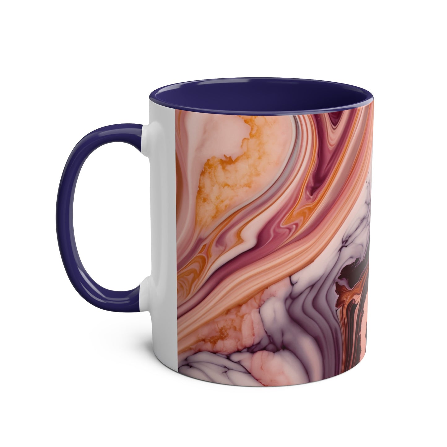 Personalised Marble ink Mugs, 11oz
