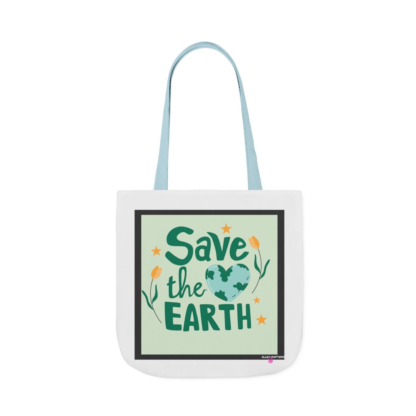 Save the Earth Design Tote Bag