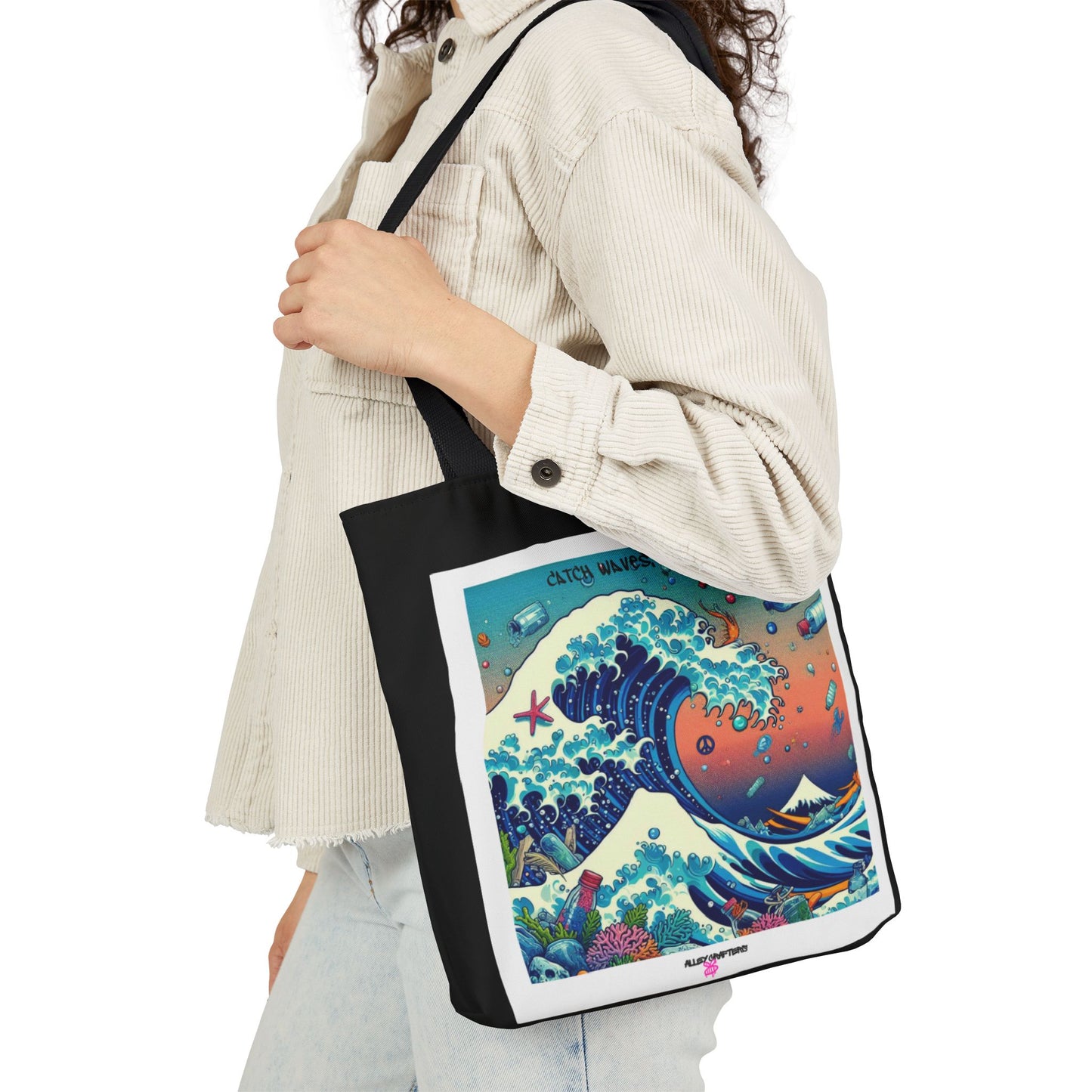 Ocean Wave Art Design, Eco-Friendly Awareness
