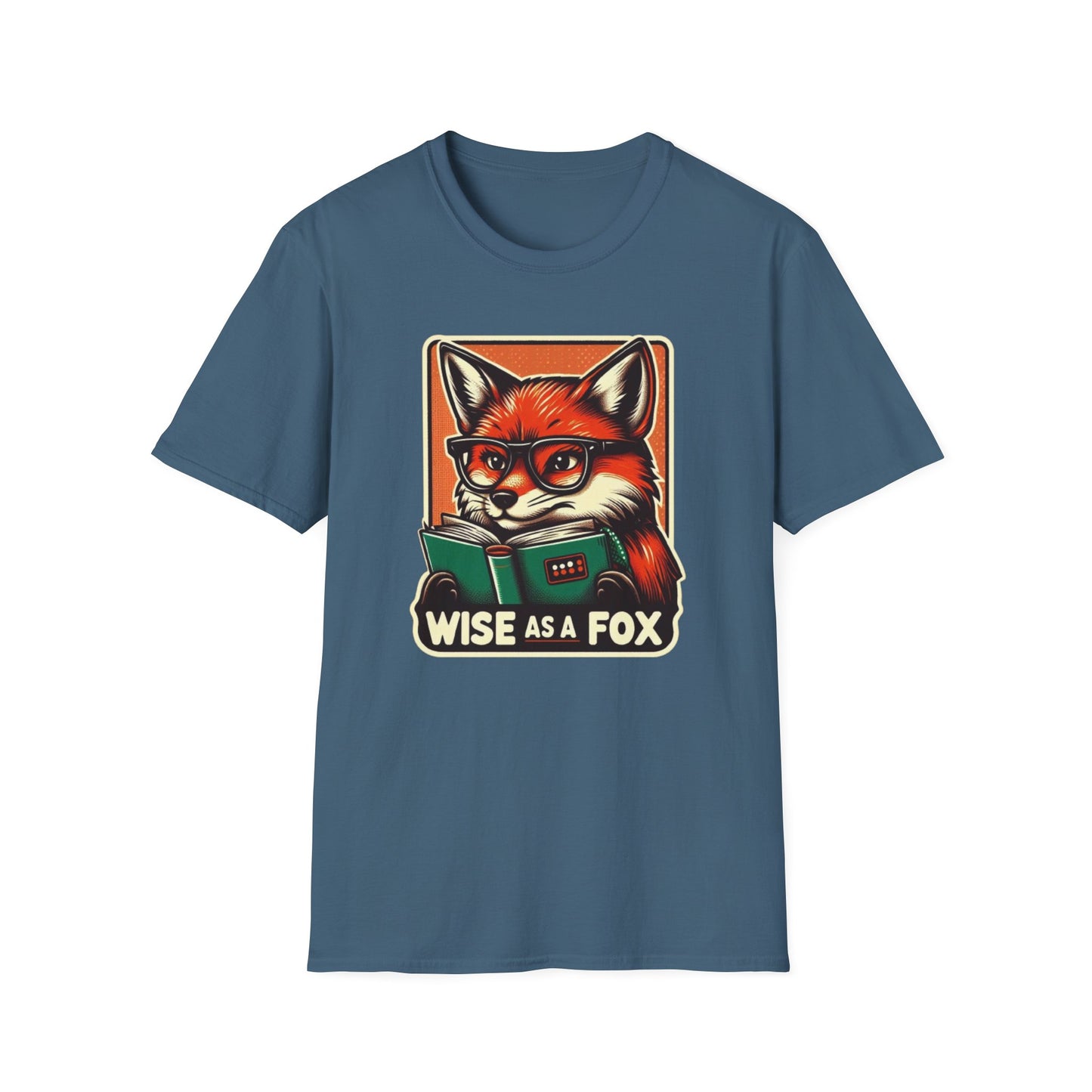 Fox Graphic Tee - Wise as a Fox Unisex Softstyle T-Shirt