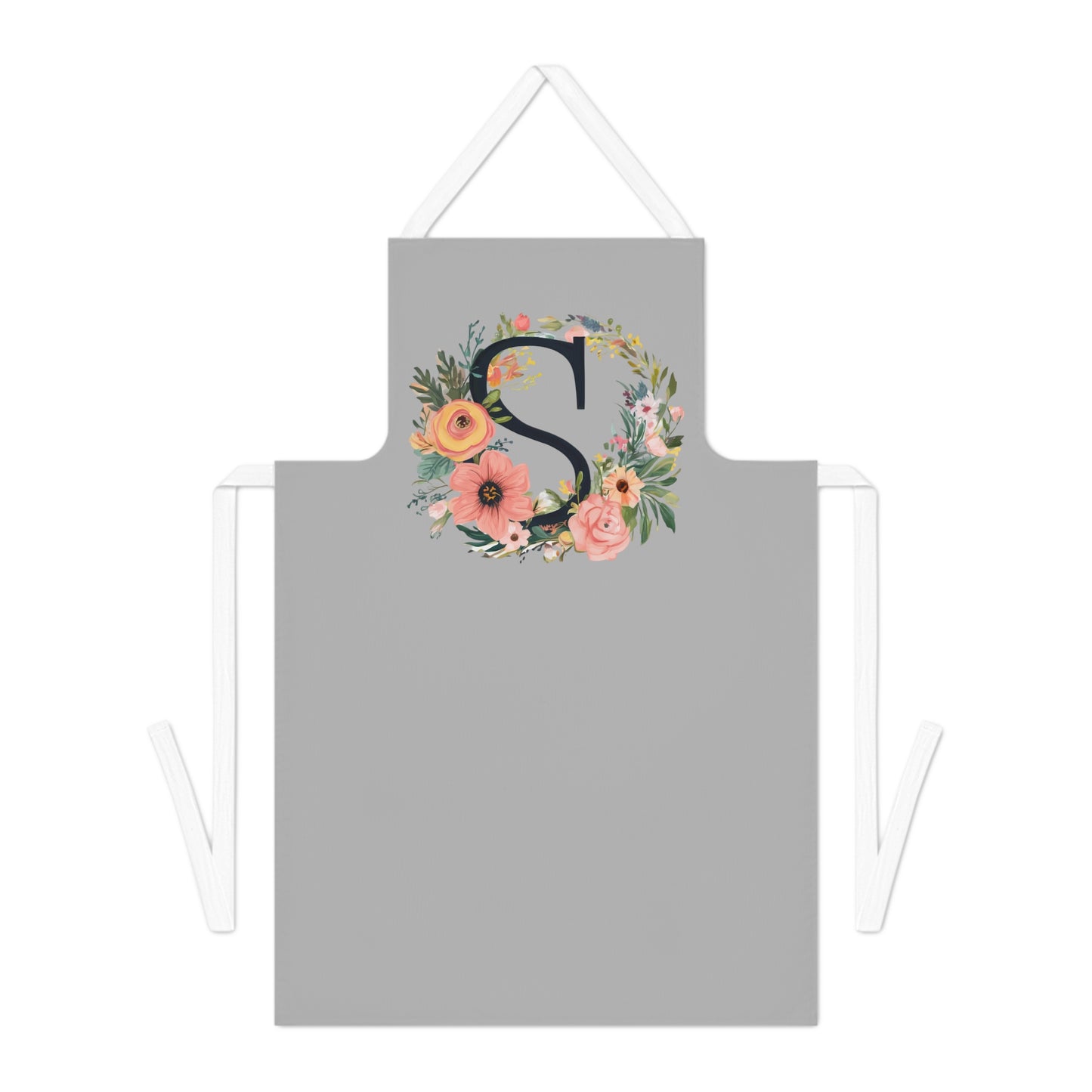 Monogram Floral Apron