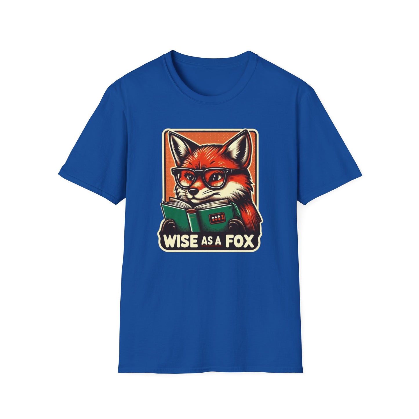 Fox Graphic Tee - Wise as a Fox Unisex Softstyle T-Shirt