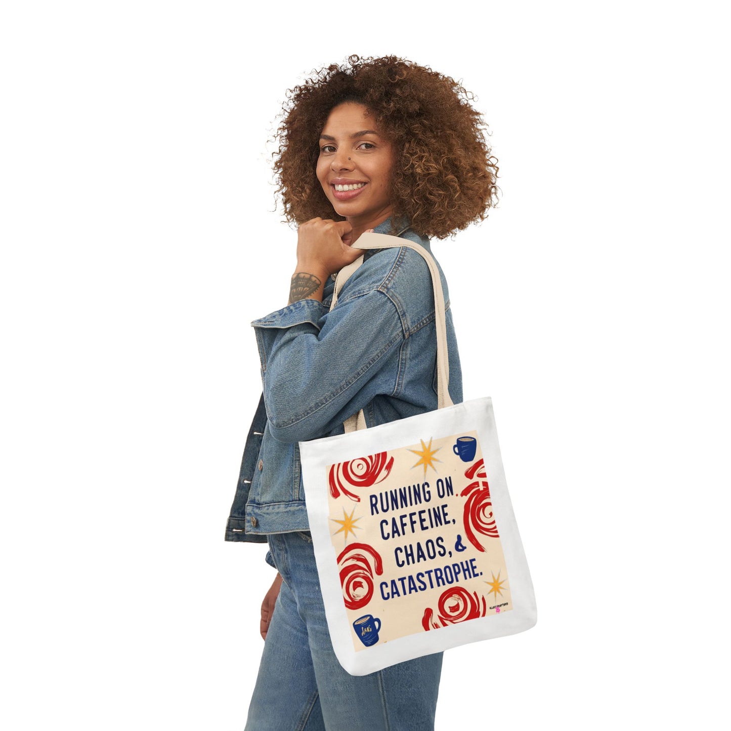 Caffeine Chaos Tote Bag