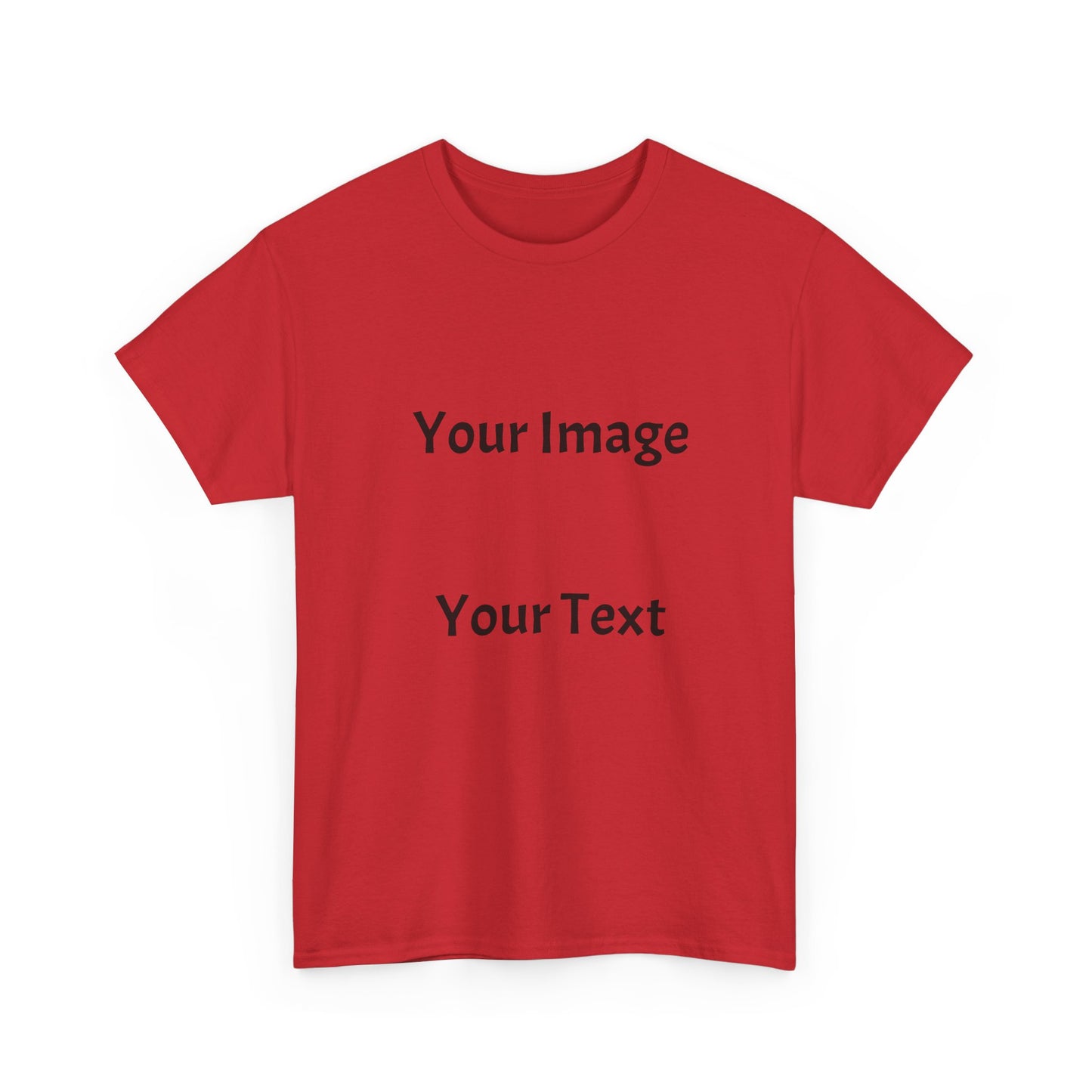 Custom Image and Text Unisex T-Shirt
