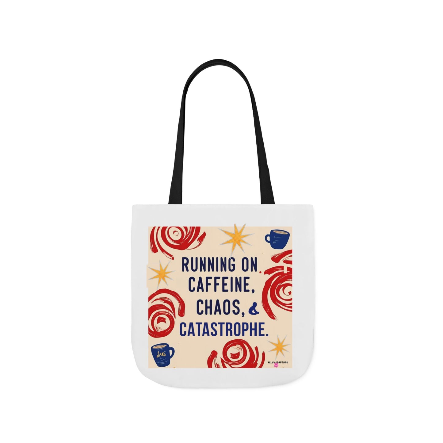 Caffeine Chaos Tote Bag