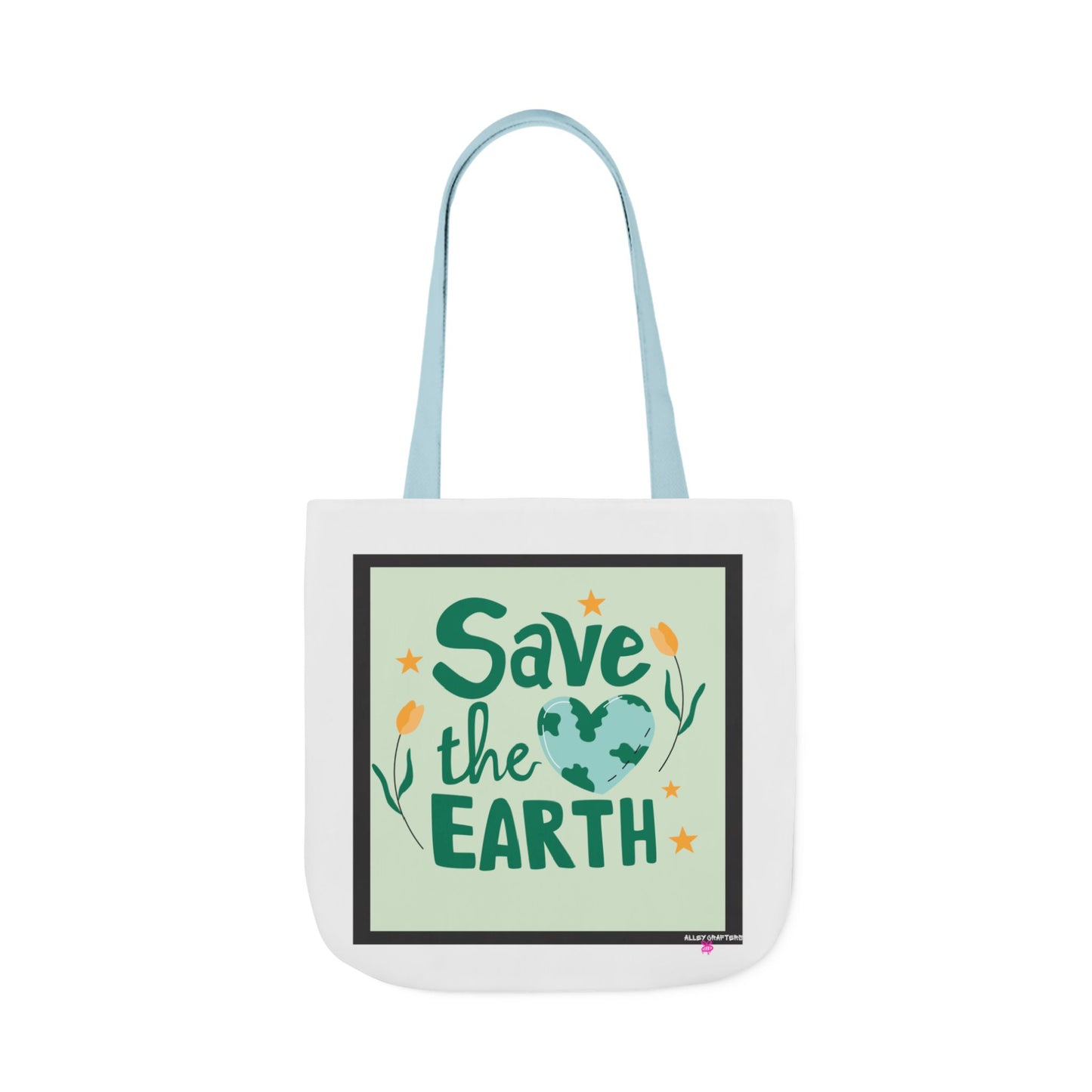 Save the Earth Design Tote Bag