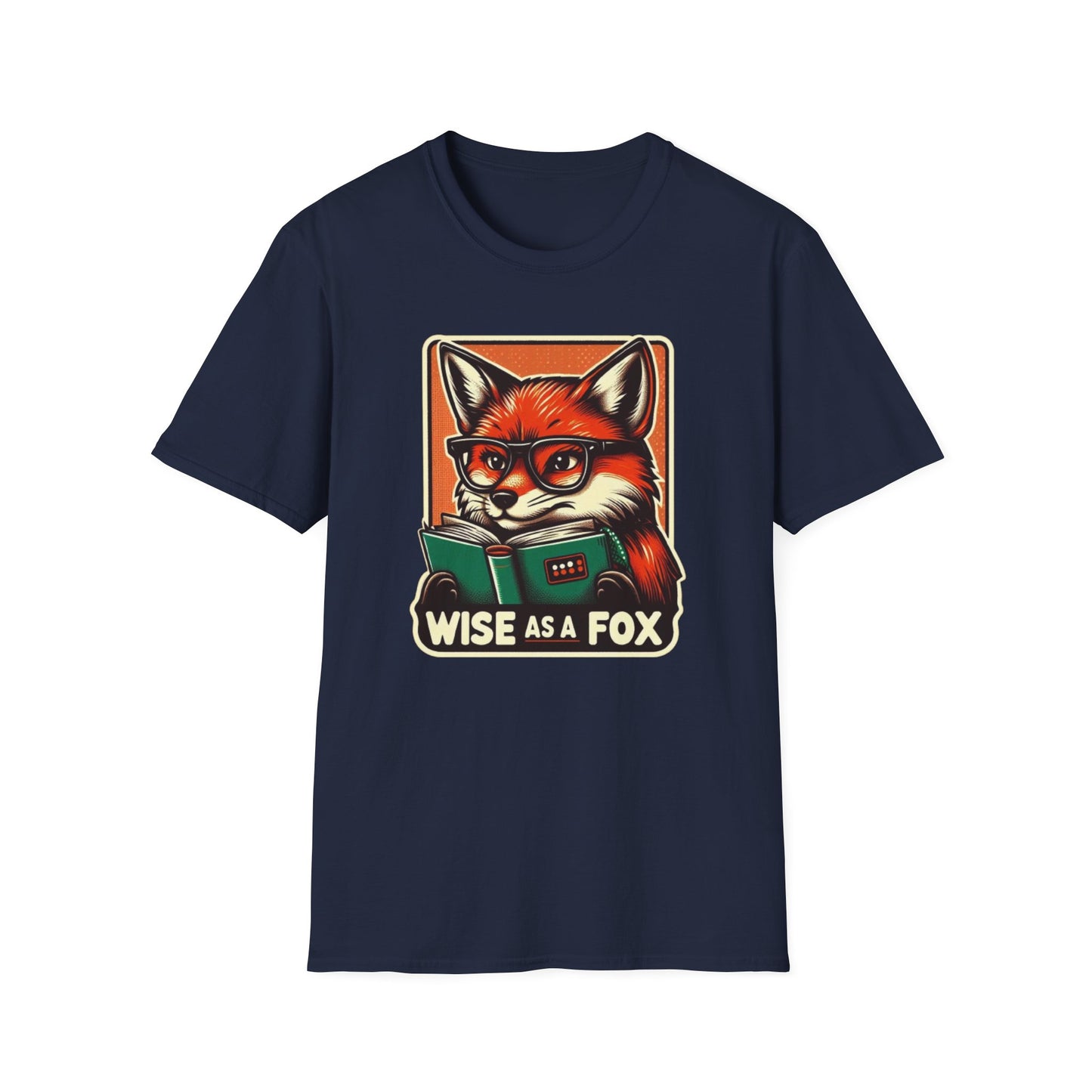 Fox Graphic Tee - Wise as a Fox Unisex Softstyle T-Shirt