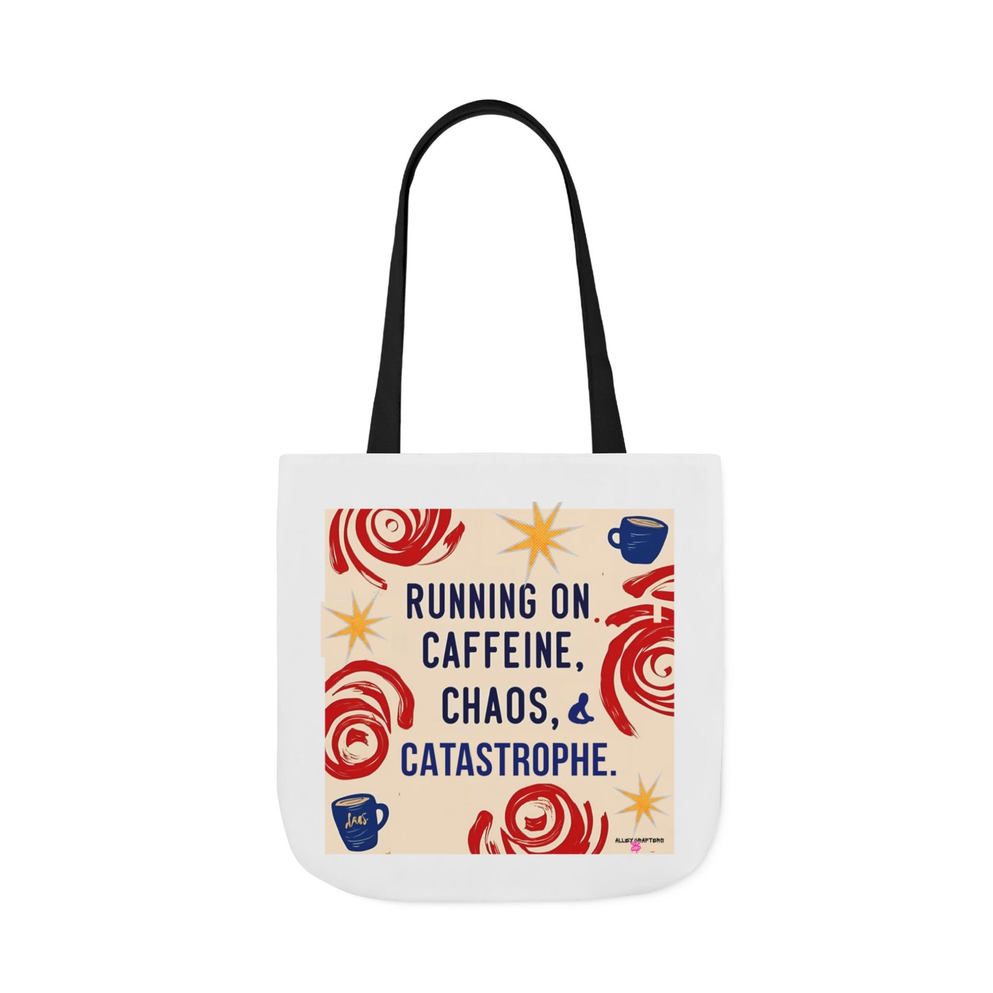 Caffeine Chaos Tote Bag