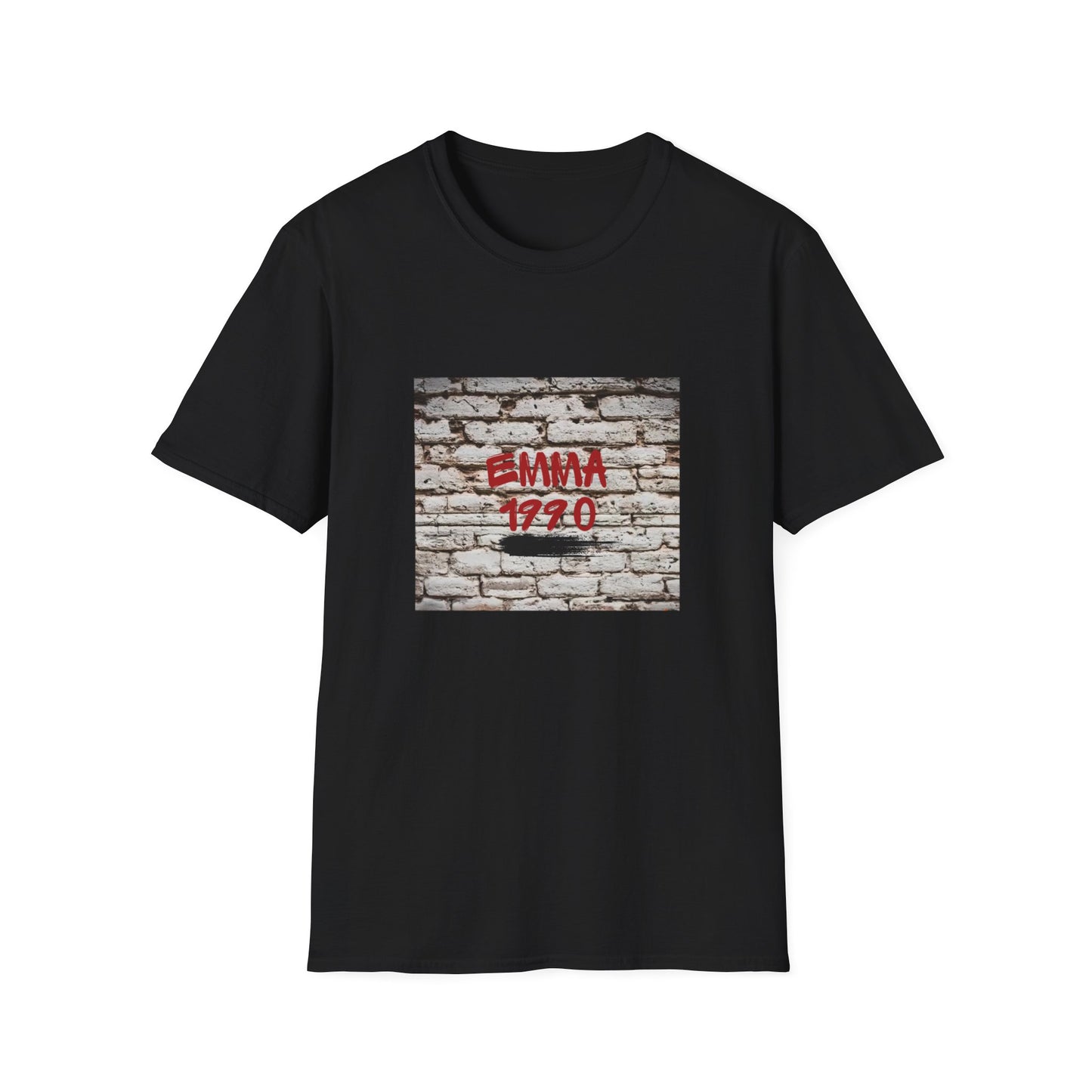 Unisex Softstyle T-Shirt Custom with Year Urban Wear, Personalized Tee, Vintage Graphic Shirt, Trendy Street Style Top, Retro Apparel
