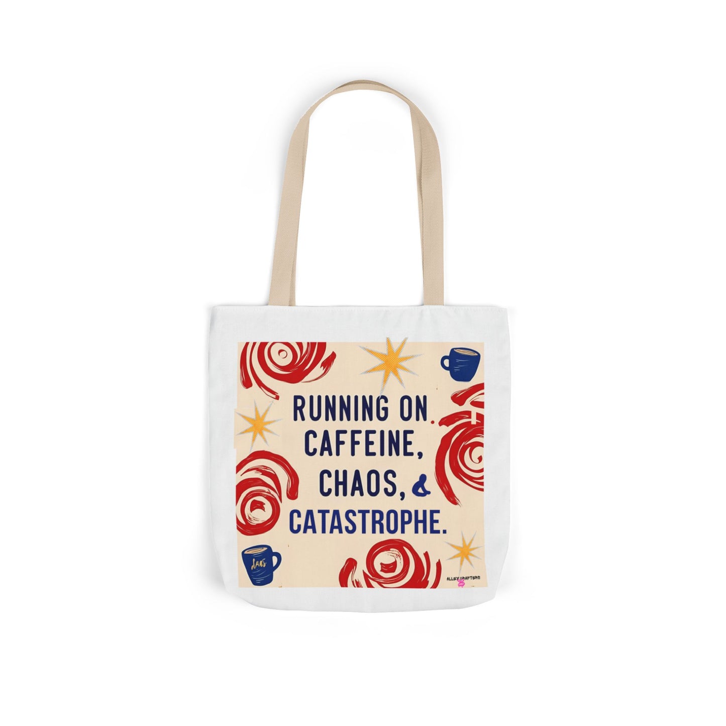 Caffeine Chaos Tote Bag