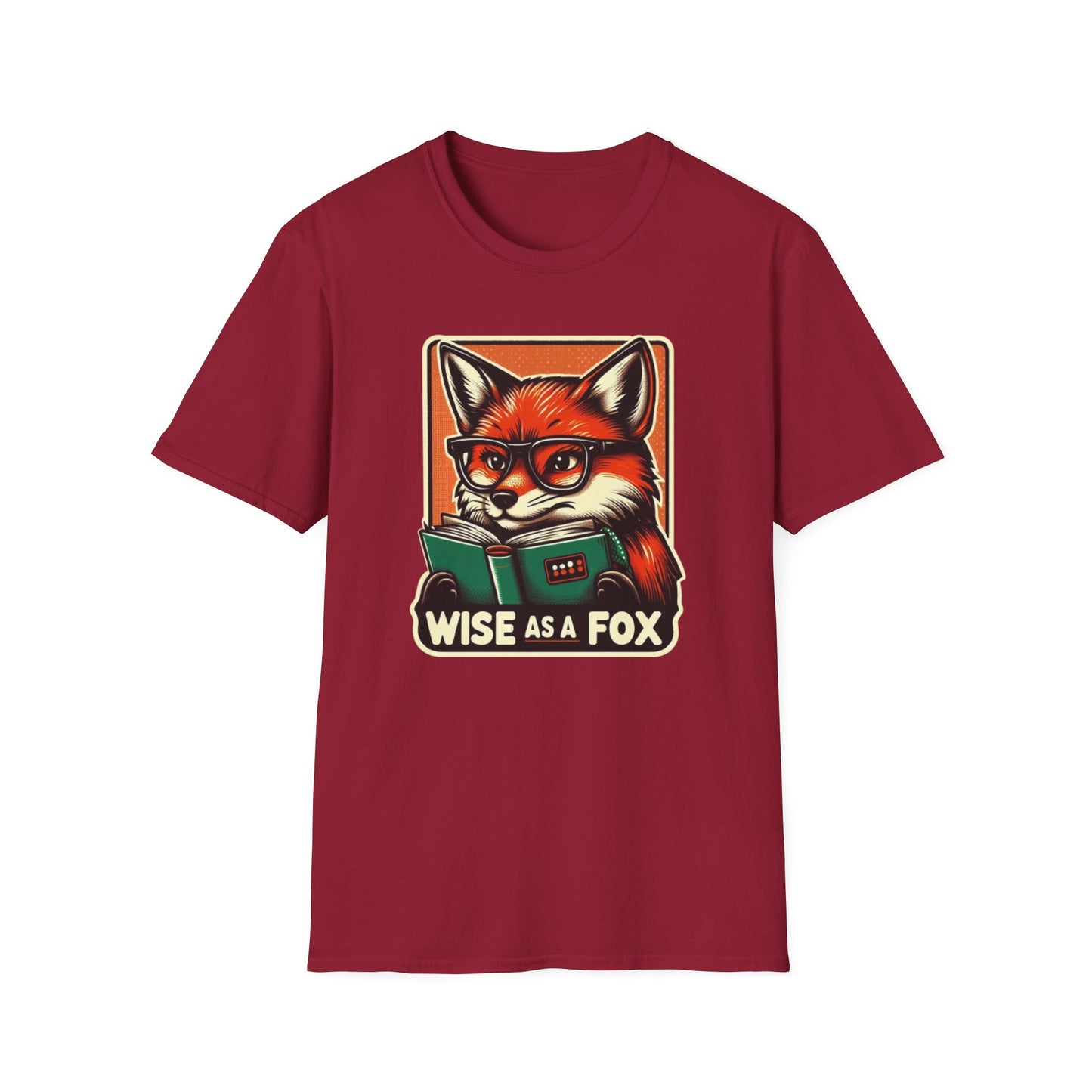 Fox Graphic Tee - Wise as a Fox Unisex Softstyle T-Shirt