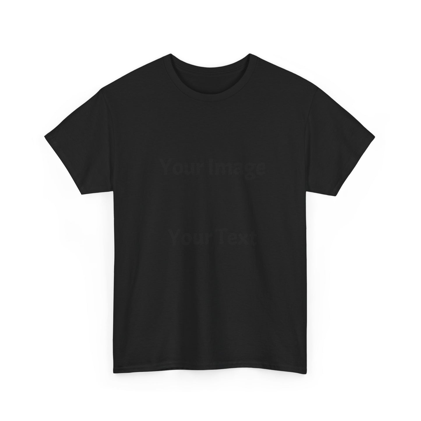 Custom Image and Text Unisex T-Shirt
