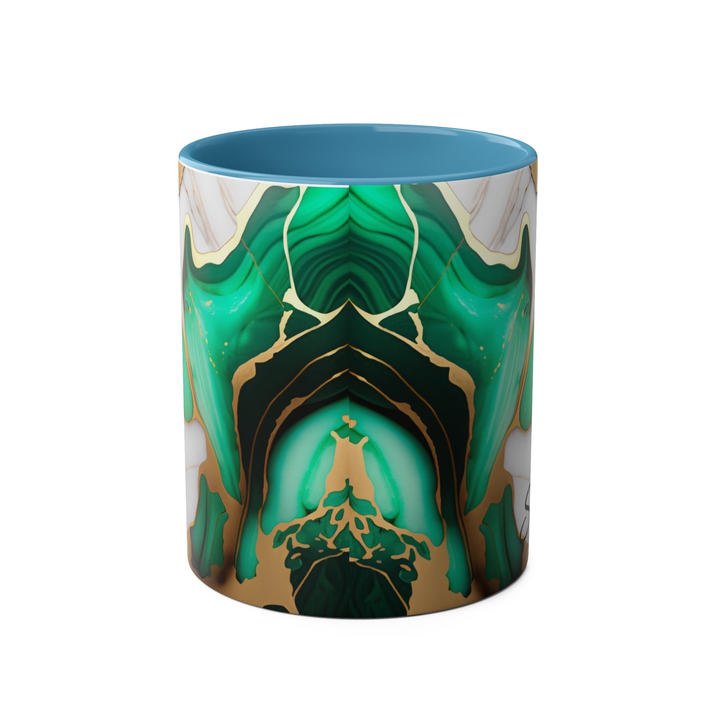 Marble Ink Green & Gold