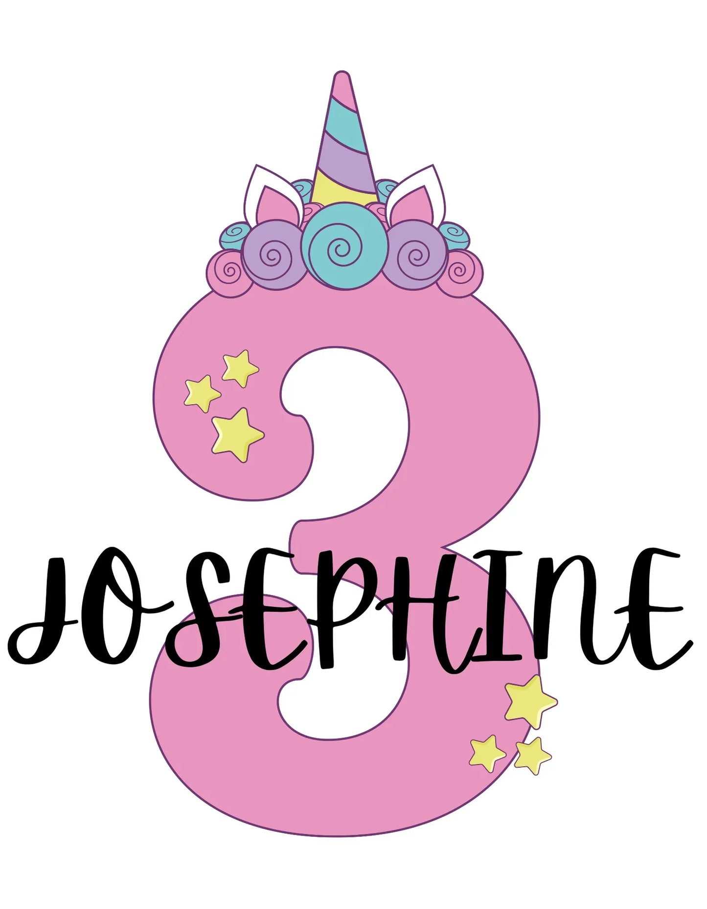 Personalised Unicorn Themed Oval Necklace - Perfect Gift for Kids Birthdays - Alley Crafters