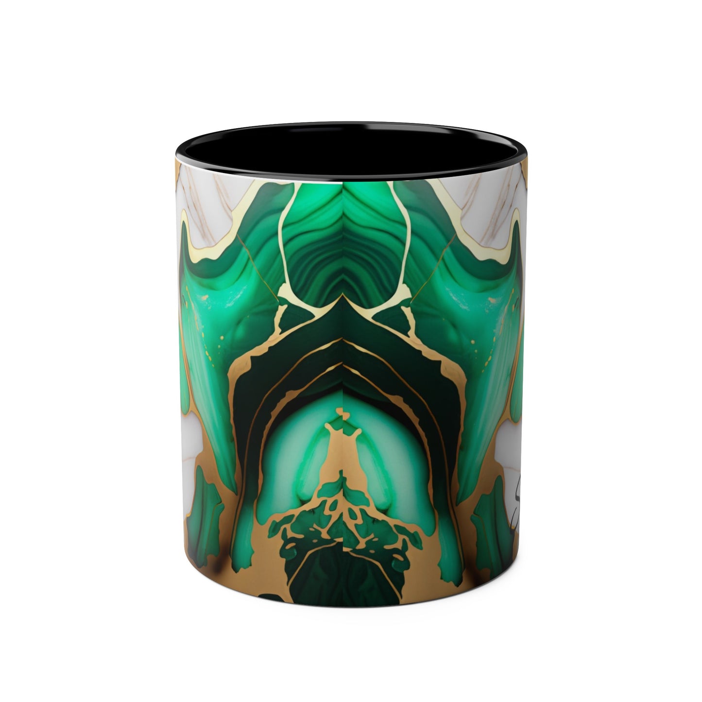 Marble Ink Green & Gold