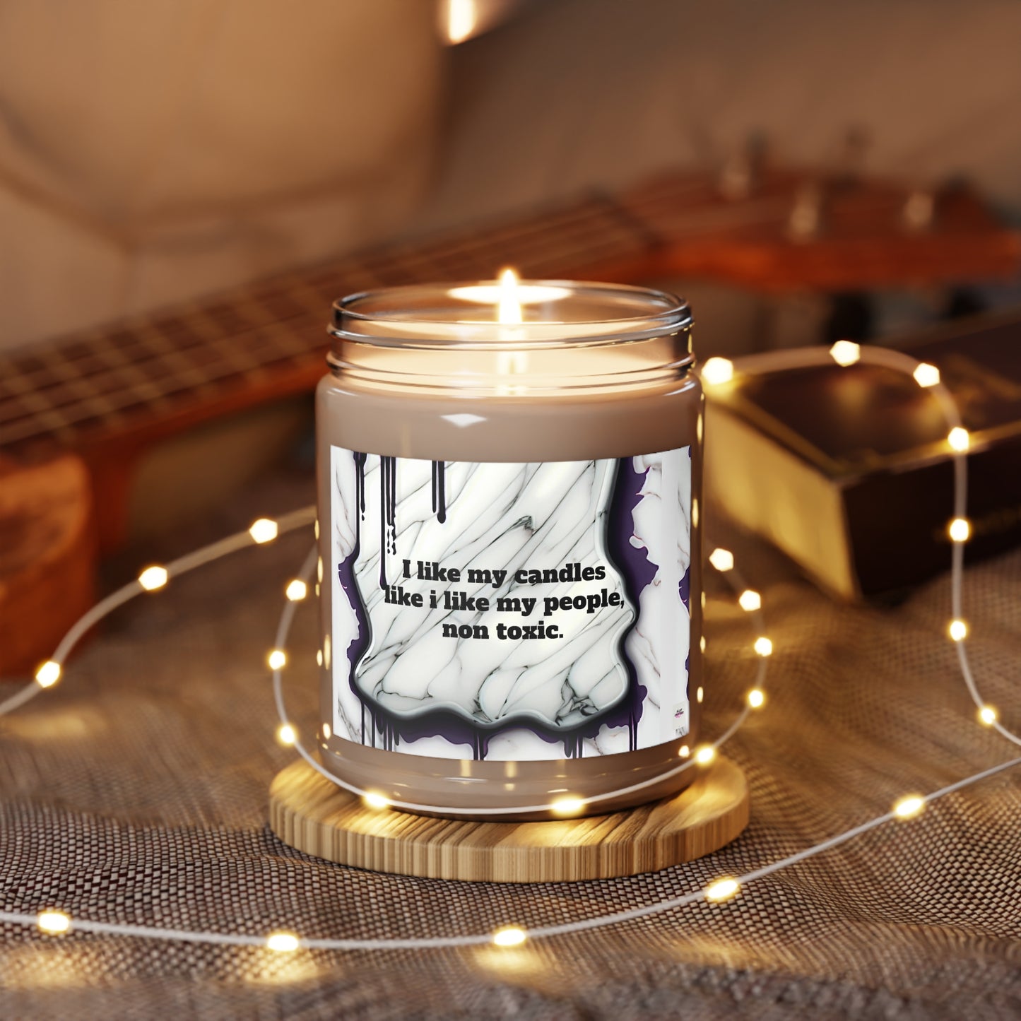 I like my candle like I like my people, Non Toxic! Scented Candles, 9oz