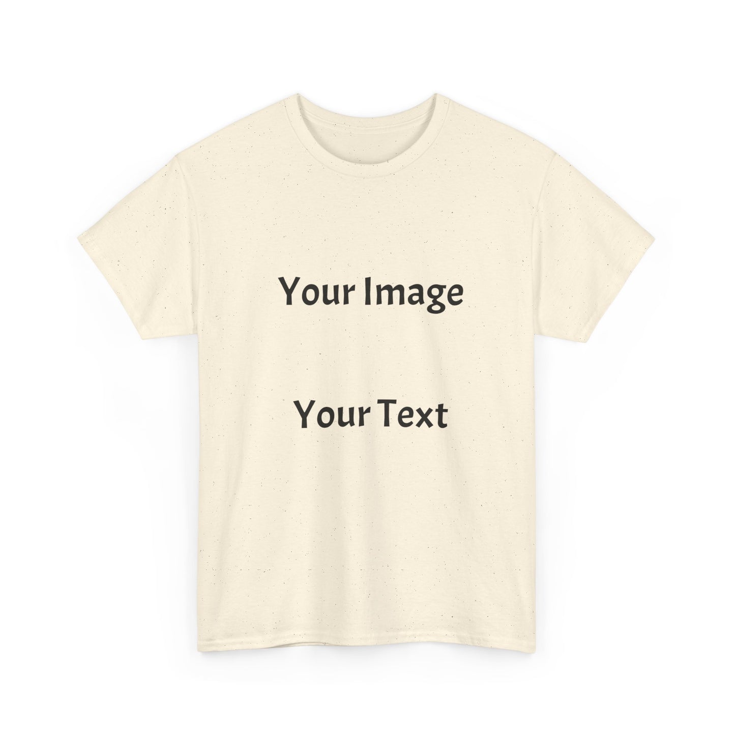 Custom Image and Text Unisex T-Shirt