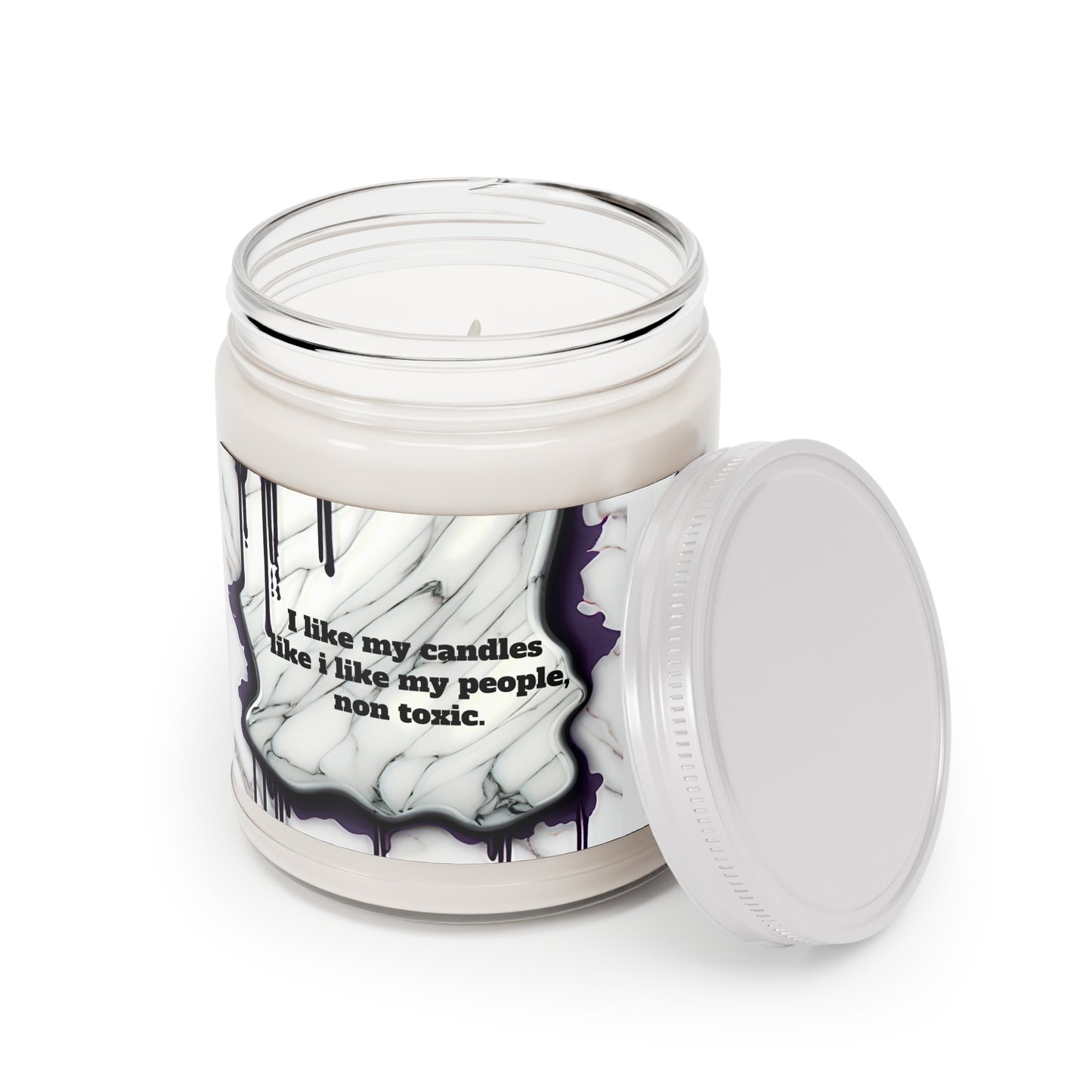 I like my candle like I like my people, Non Toxic! Scented Candles, 9oz