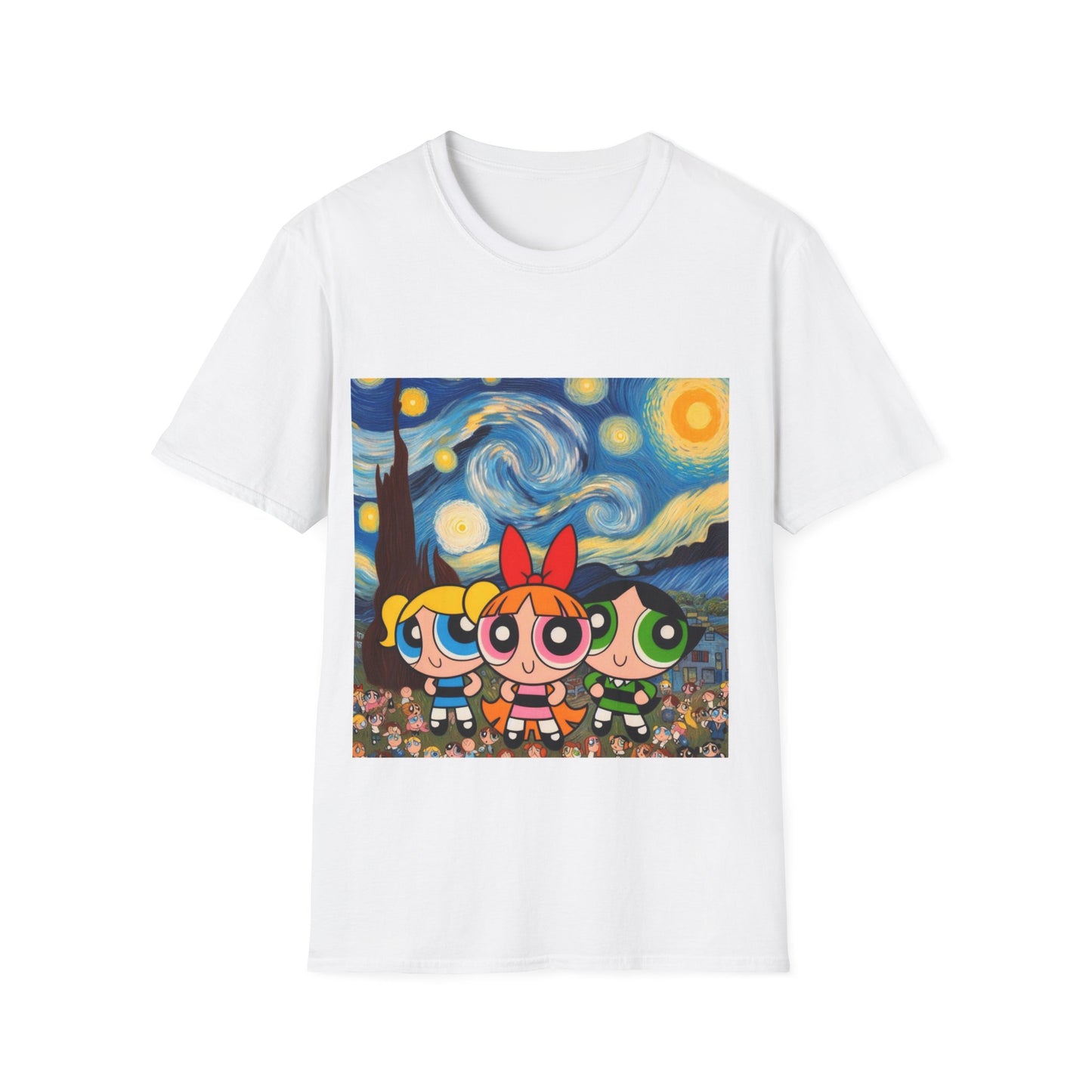 Starry Night Powerpuff Girls T-Shirt