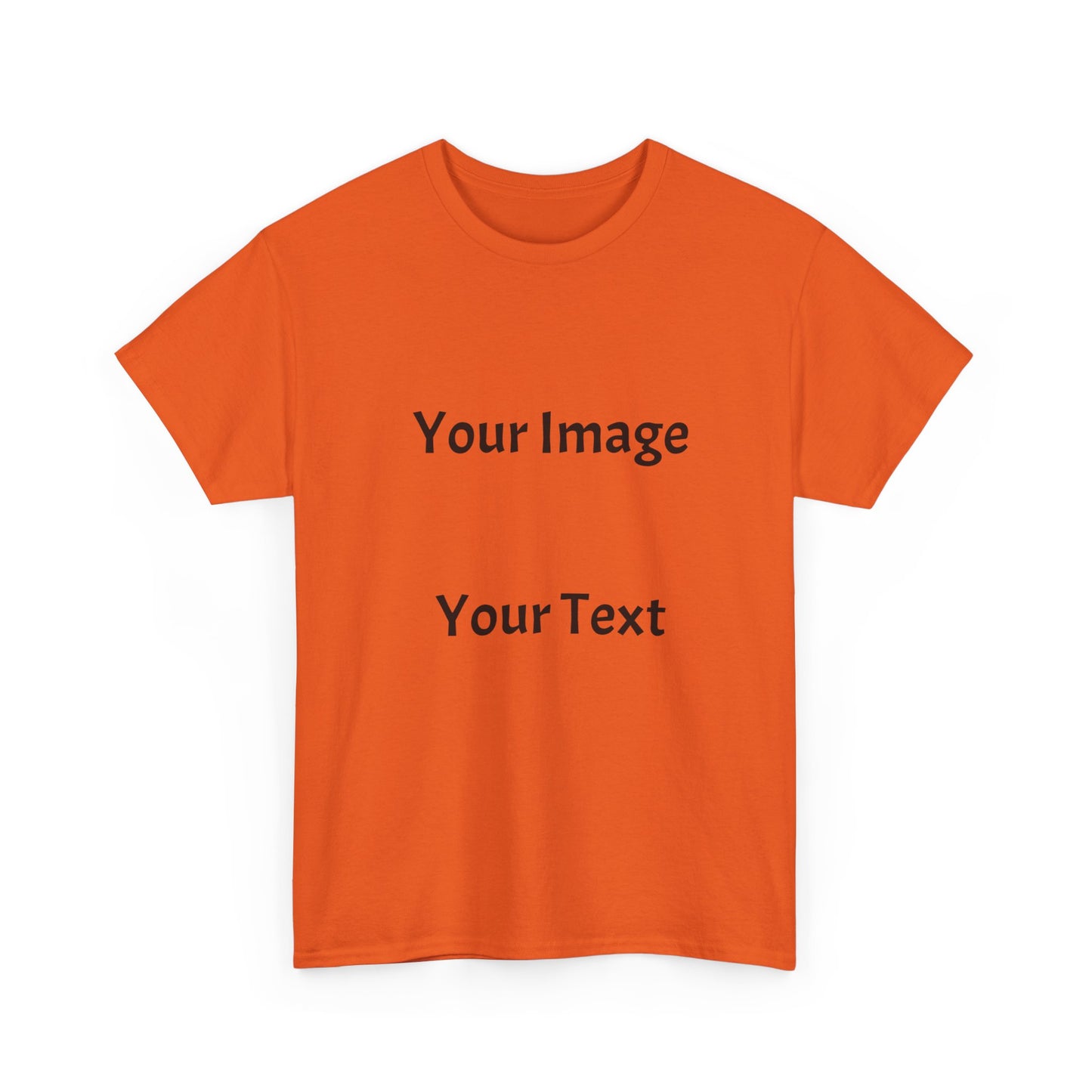 Custom Image and Text Unisex T-Shirt