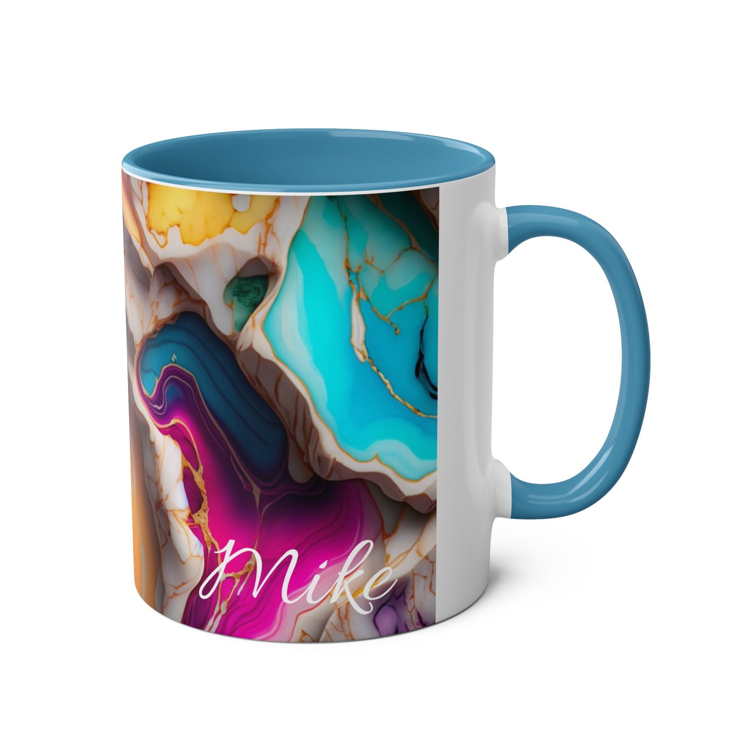 Personalised Marble ink Coloured Mug!