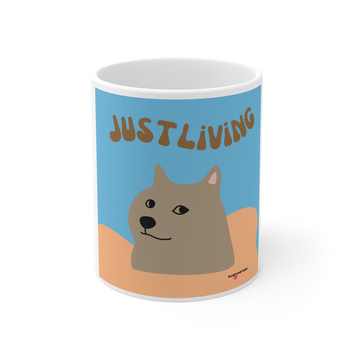 Just Living Dog Mug