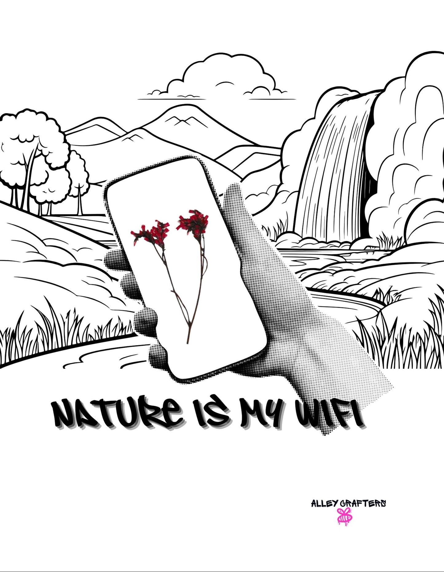 Nature Is My WiFi – Tote Bag