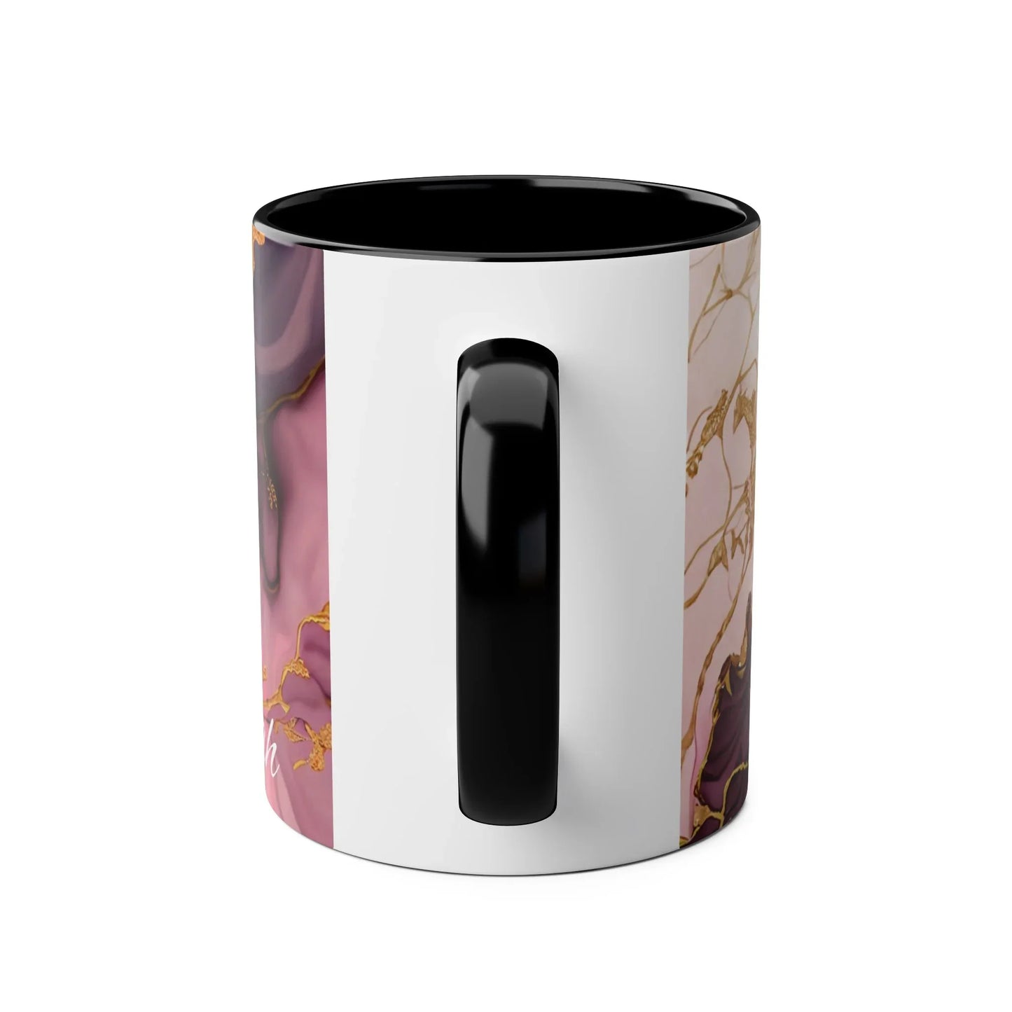 Personalised Name Marble ink Coffee Mugs! 11oz - Alley Crafters