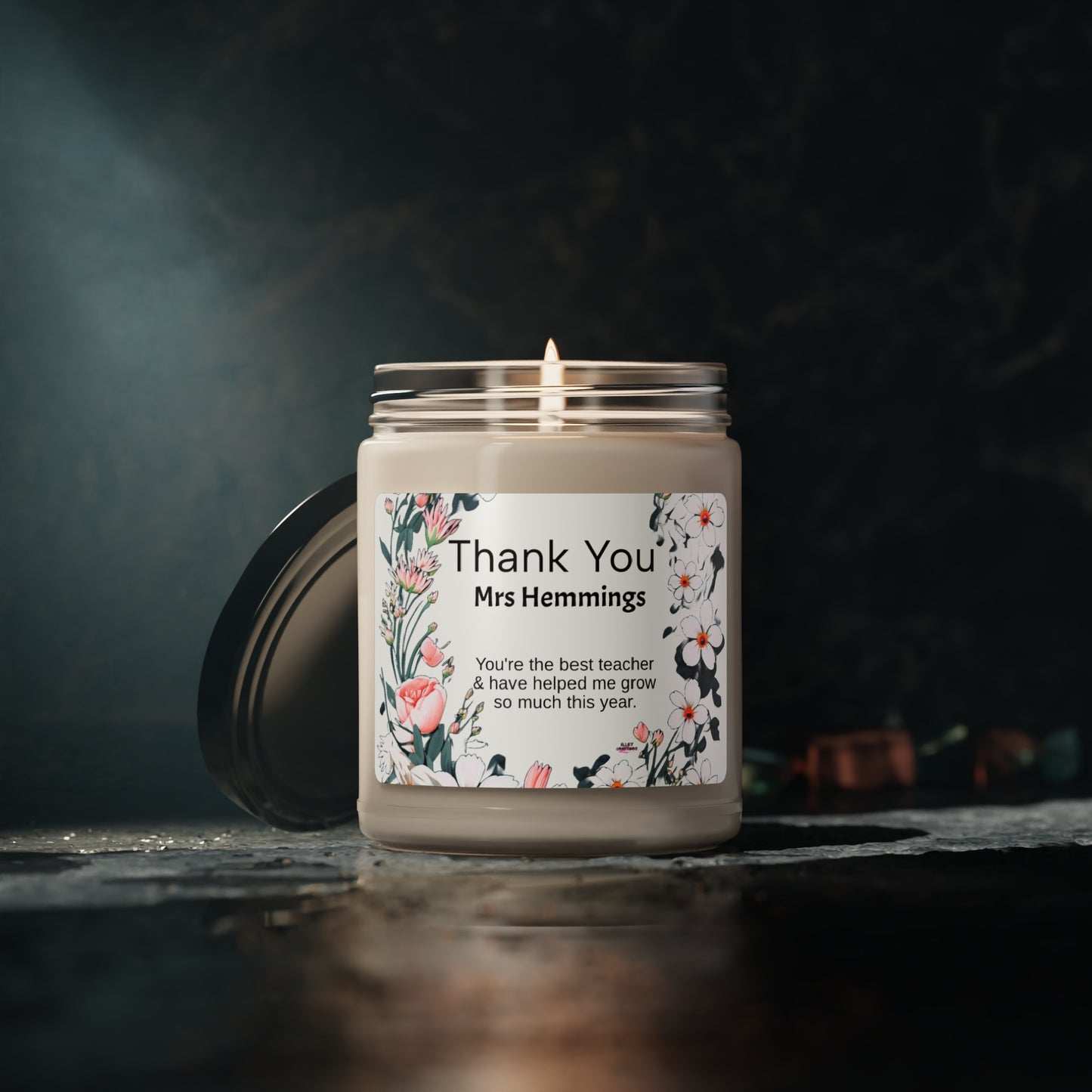 Teacher Gift Appreciation Candle