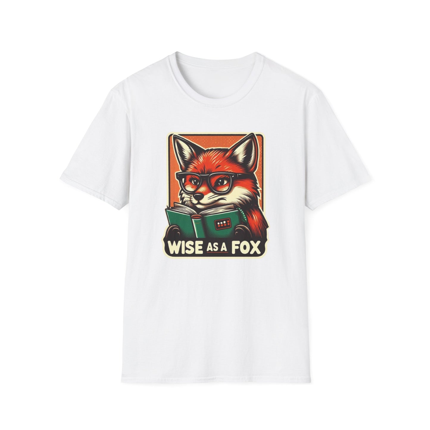 Fox Graphic Tee - Wise as a Fox Unisex Softstyle T-Shirt