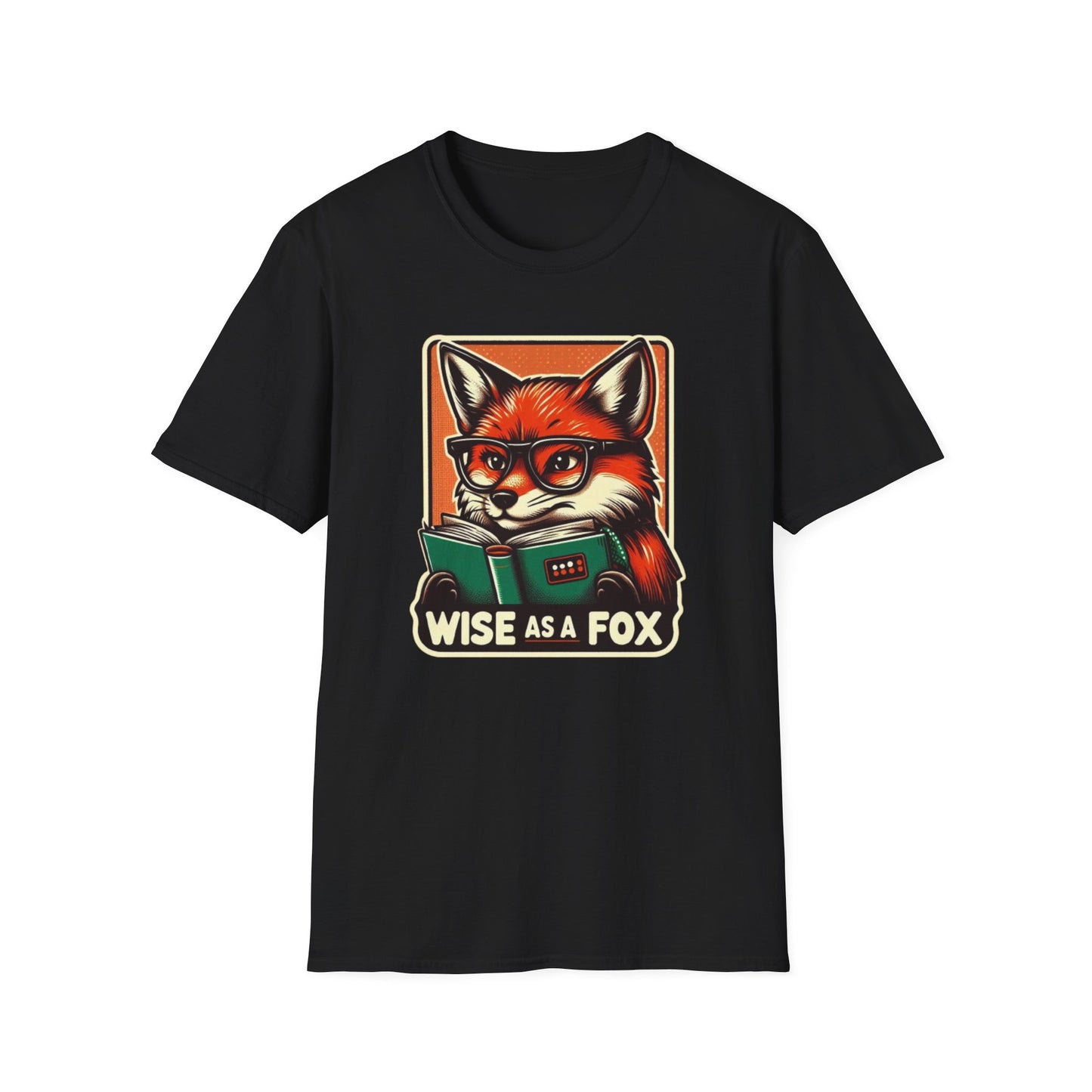 Fox Graphic Tee - Wise as a Fox Unisex Softstyle T-Shirt